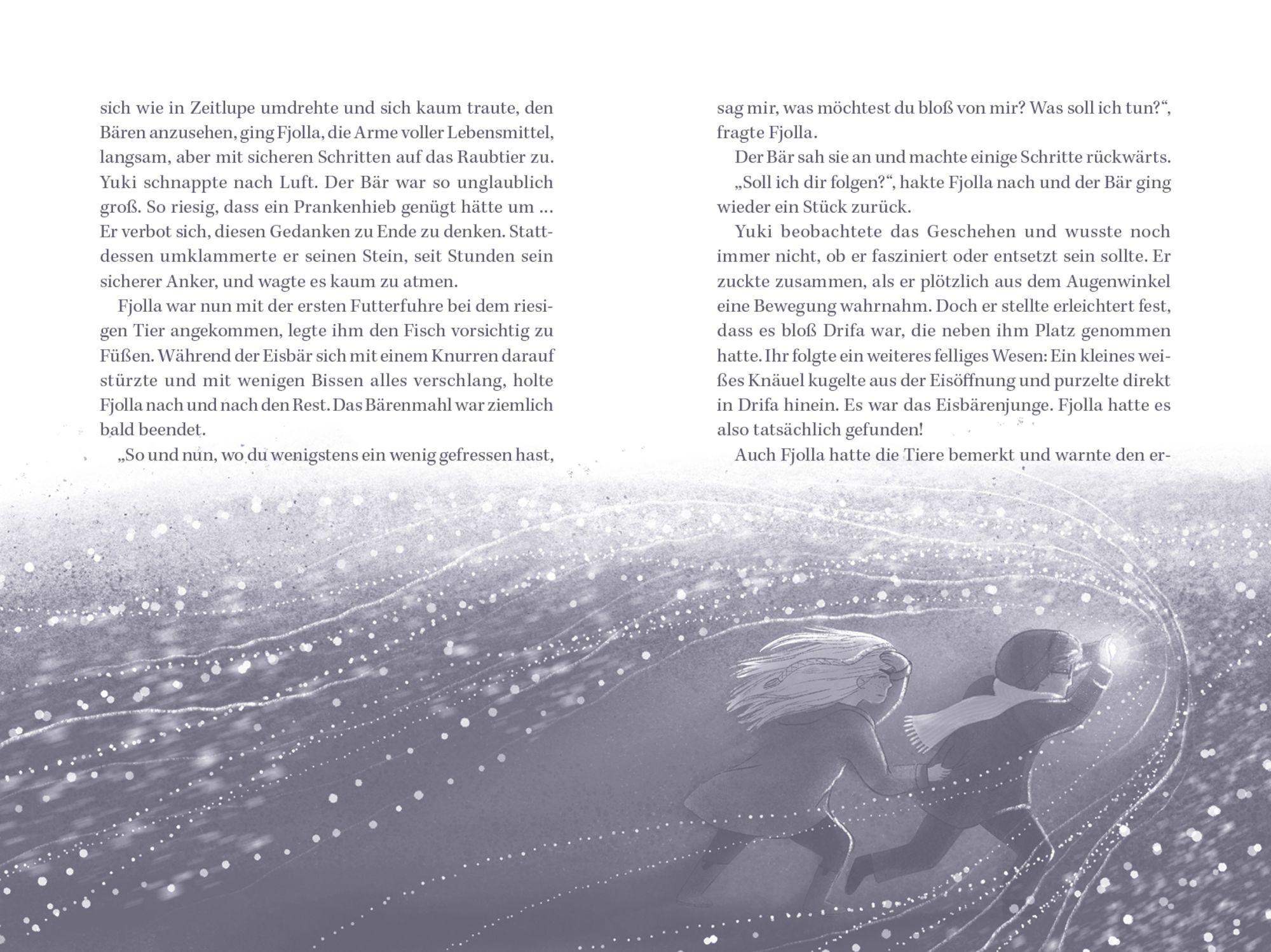 Beispielinhalt (Bild) Fjolla, Hüterin der Schneelande