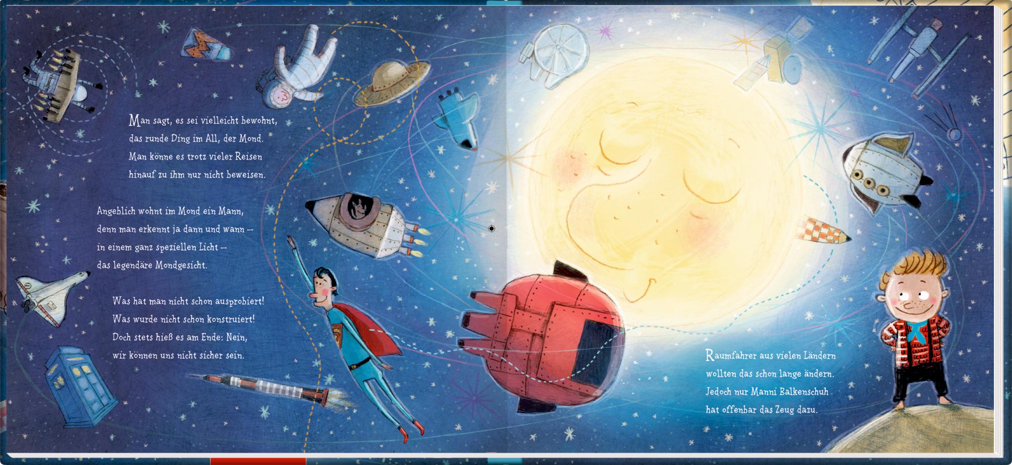 Beispielinhalt (Bild) Der Manni im Mond