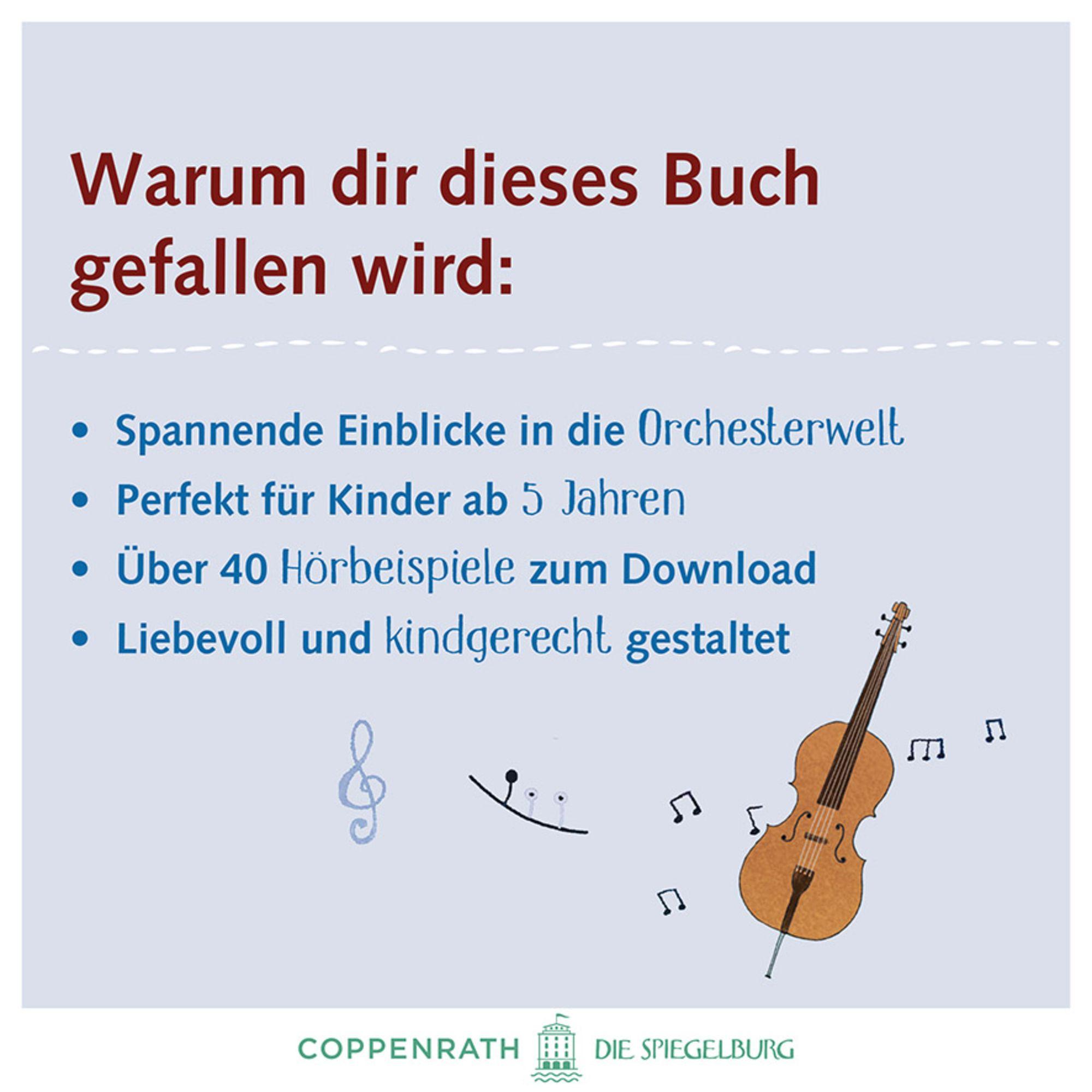 Beispielinhalt (Bild) Das große Orchesterbuch