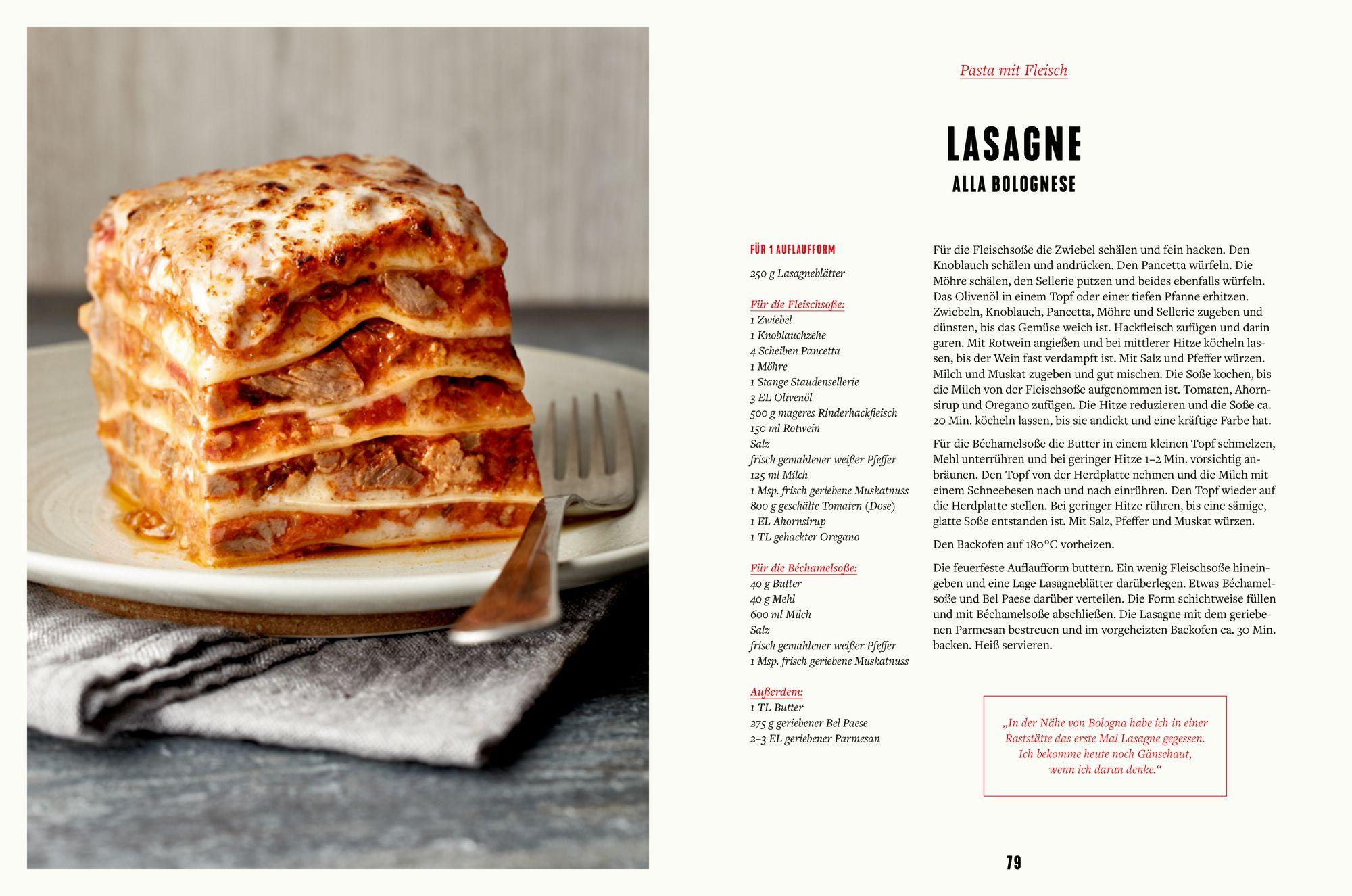 Beispielinhalt (Bild) Pasta e basta!