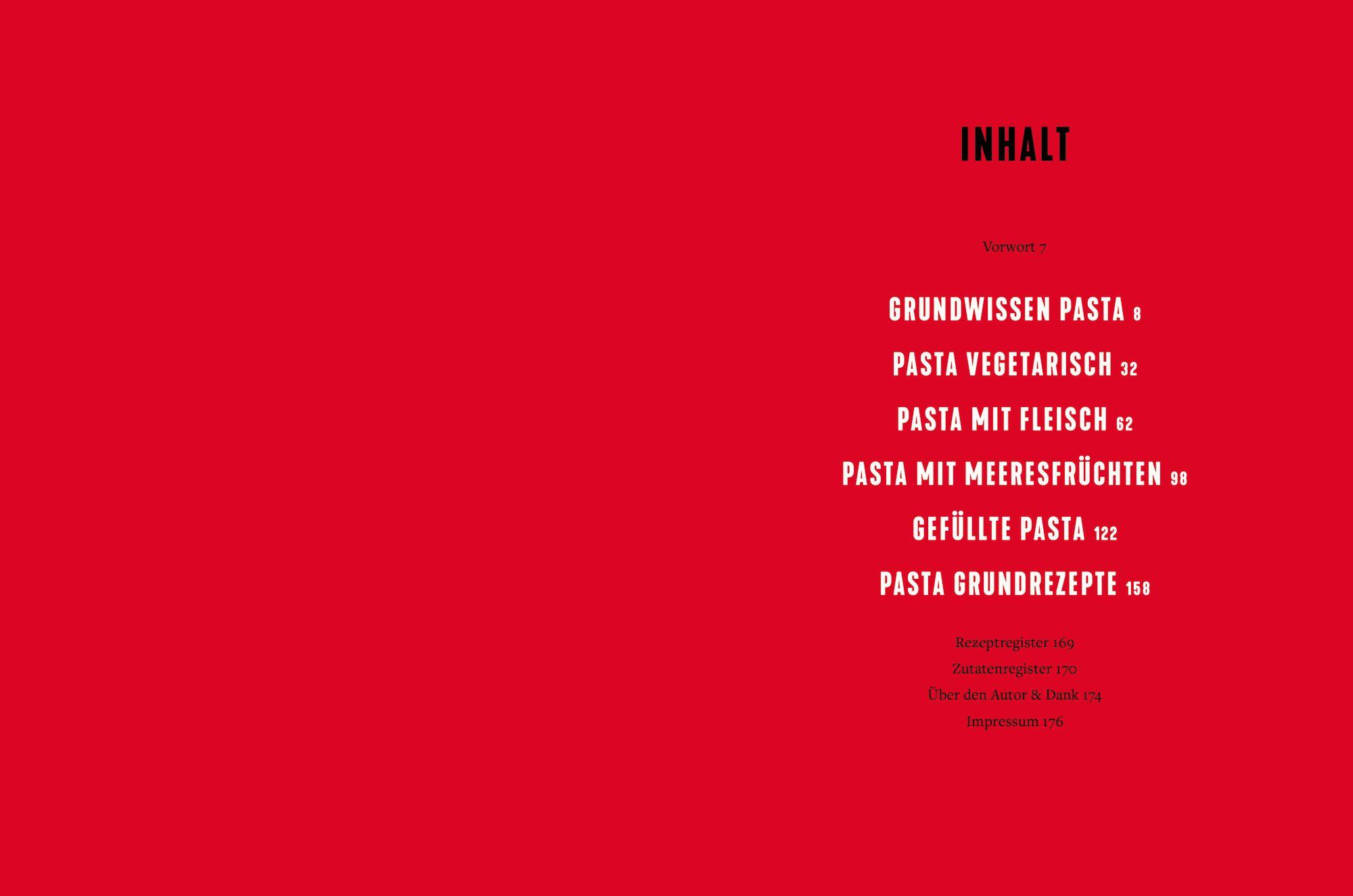 Beispielinhalt (Bild) Pasta e basta!