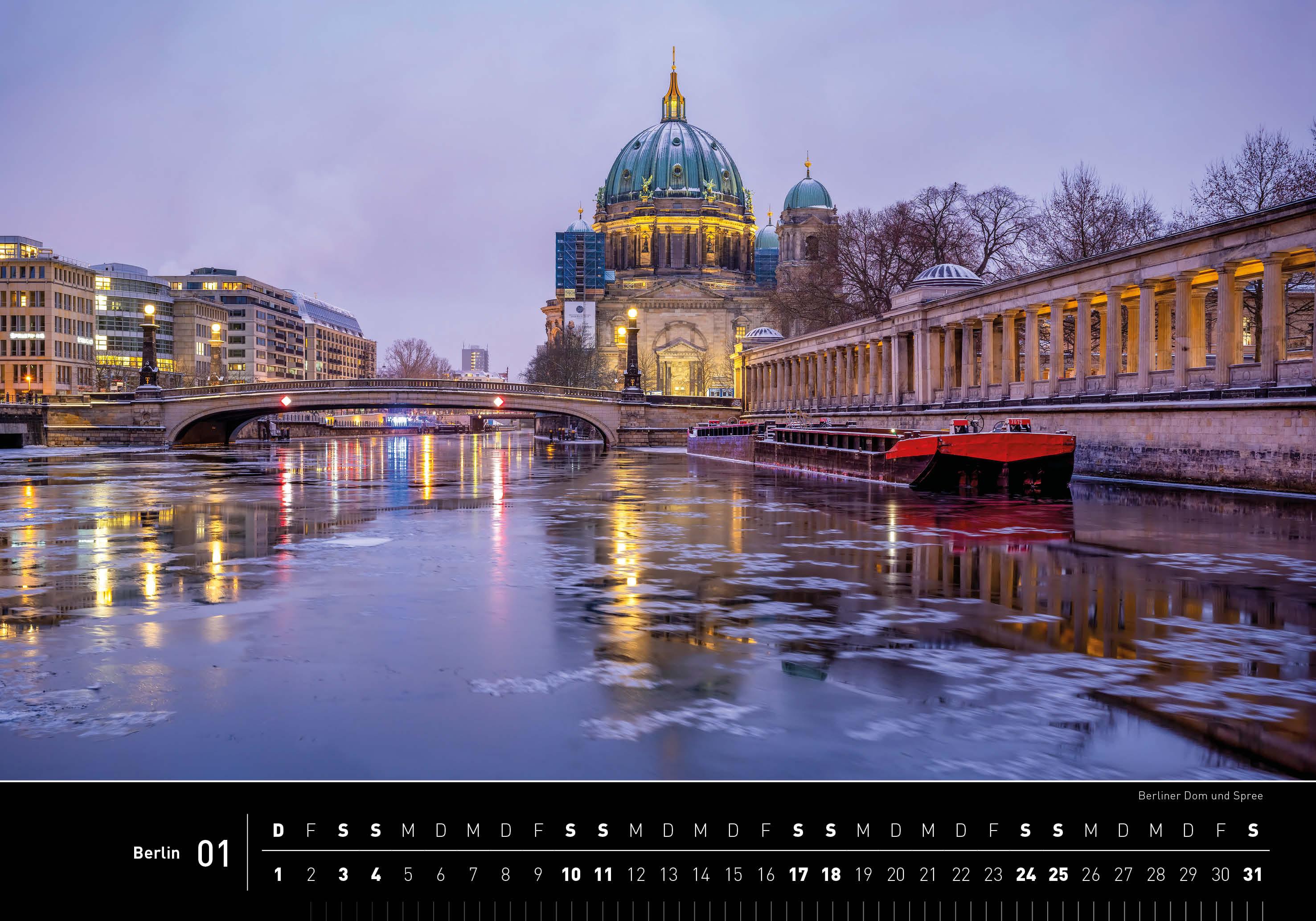 Beispielinhalt (Bild) Berlin Premiumkalender 2026