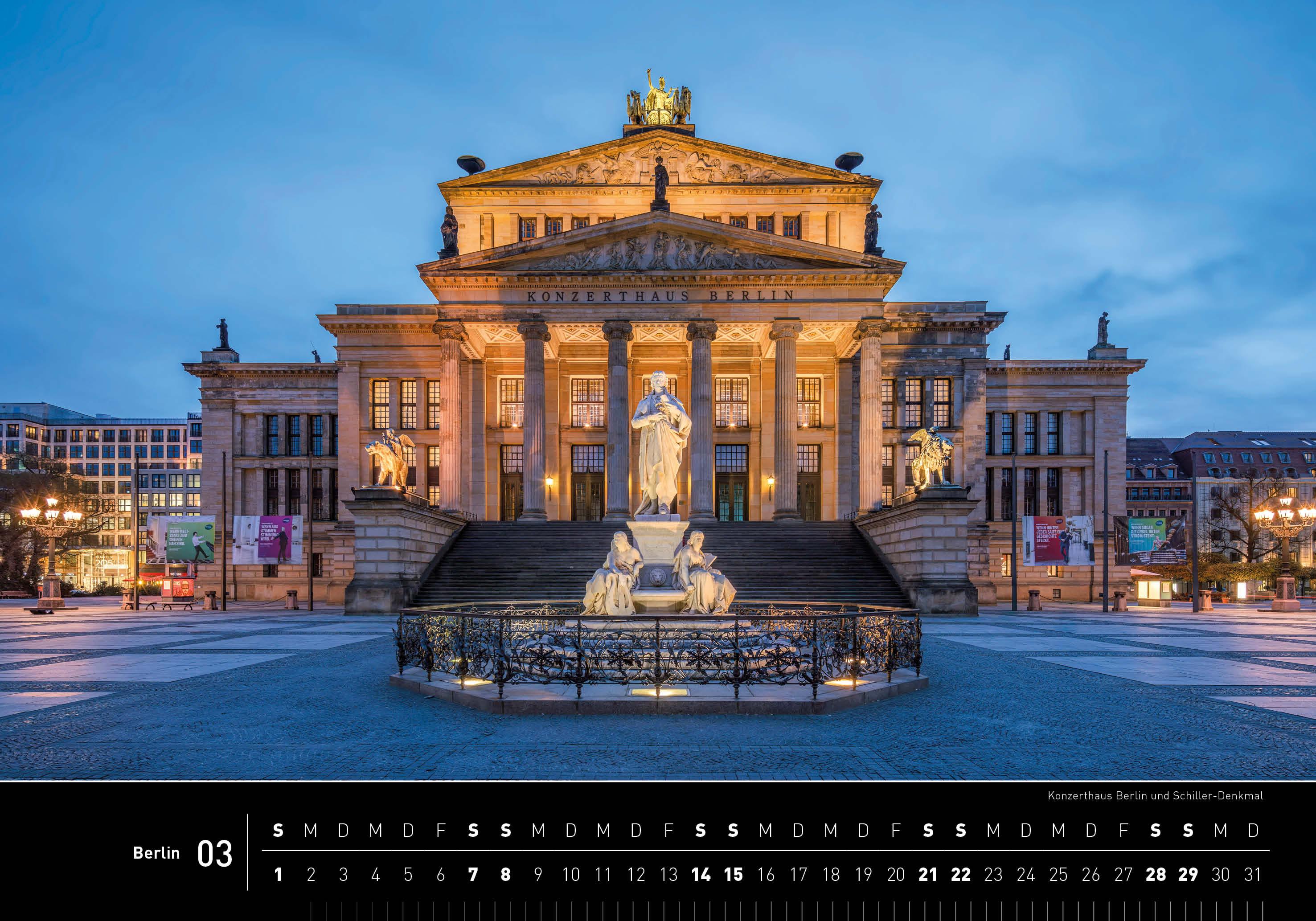 Beispielinhalt (Bild) Berlin Premiumkalender 2026