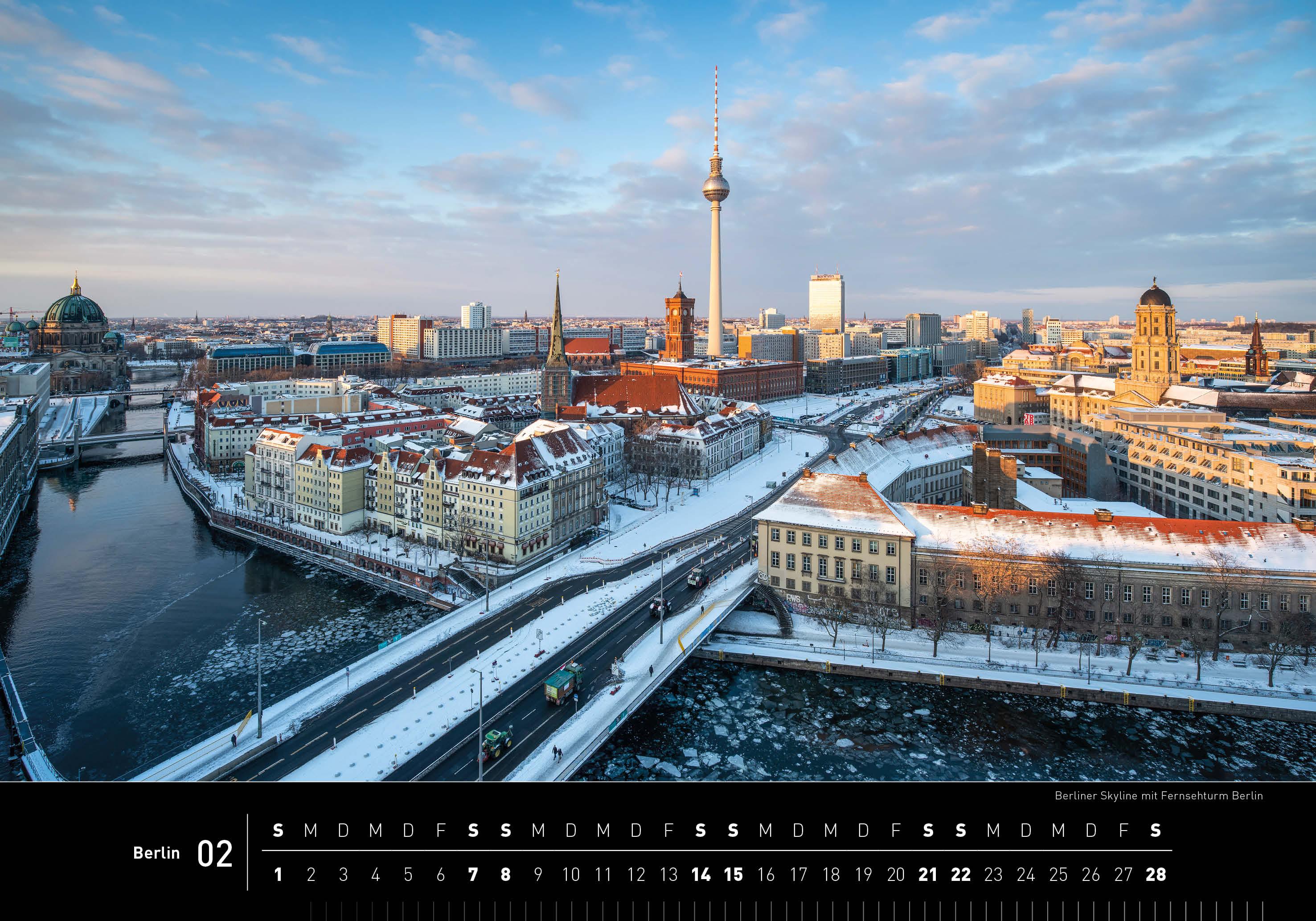 Beispielinhalt (Bild) Berlin Premiumkalender 2026