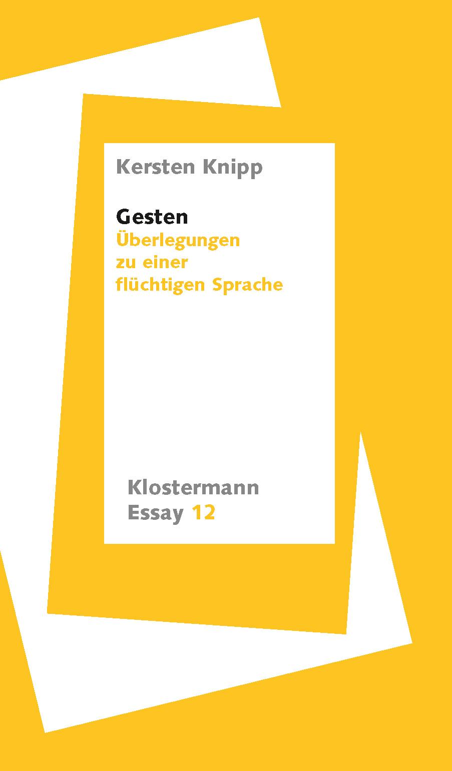 Vorderes Coverbild Gesten