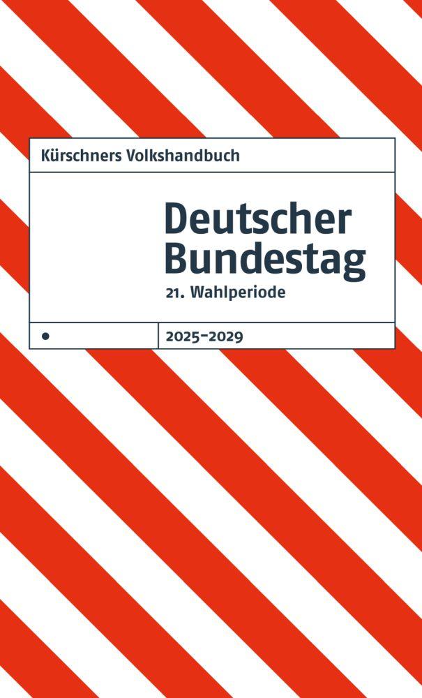 Vorderes Coverbild Kürschners Volkshandbuch Deutscher Bundestag