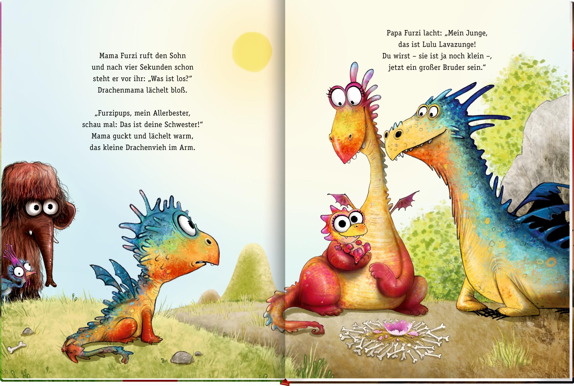 Beispielinhalt (Bild) Furzipups und Lulu Lavazunge (Bd. 6)