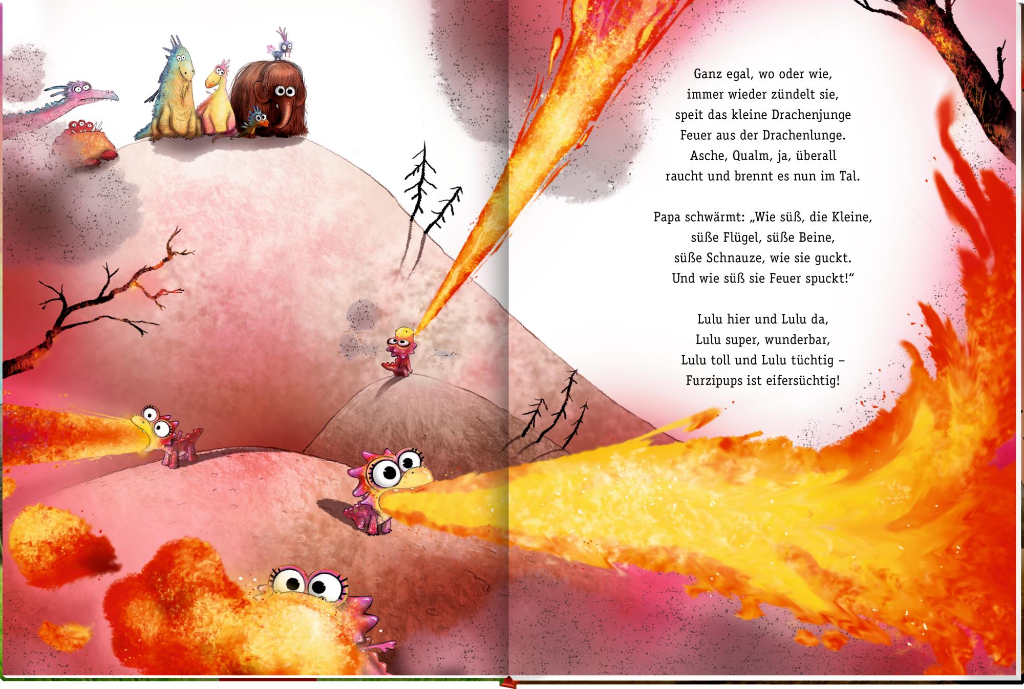 Beispielinhalt (Bild) Furzipups und Lulu Lavazunge (Bd. 6)