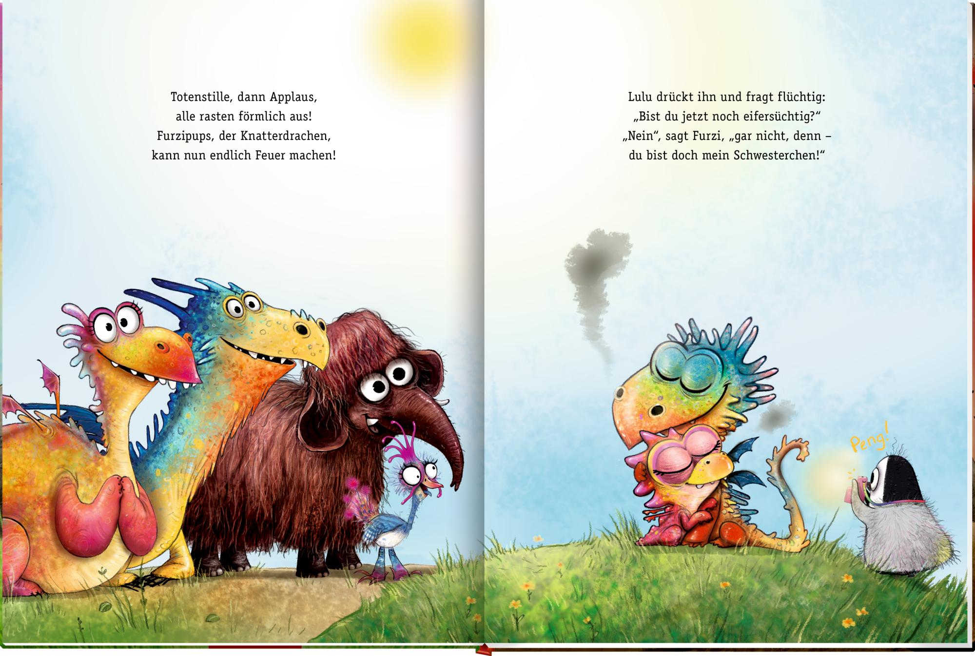 Beispielinhalt (Bild) Furzipups und Lulu Lavazunge (Bd. 6)