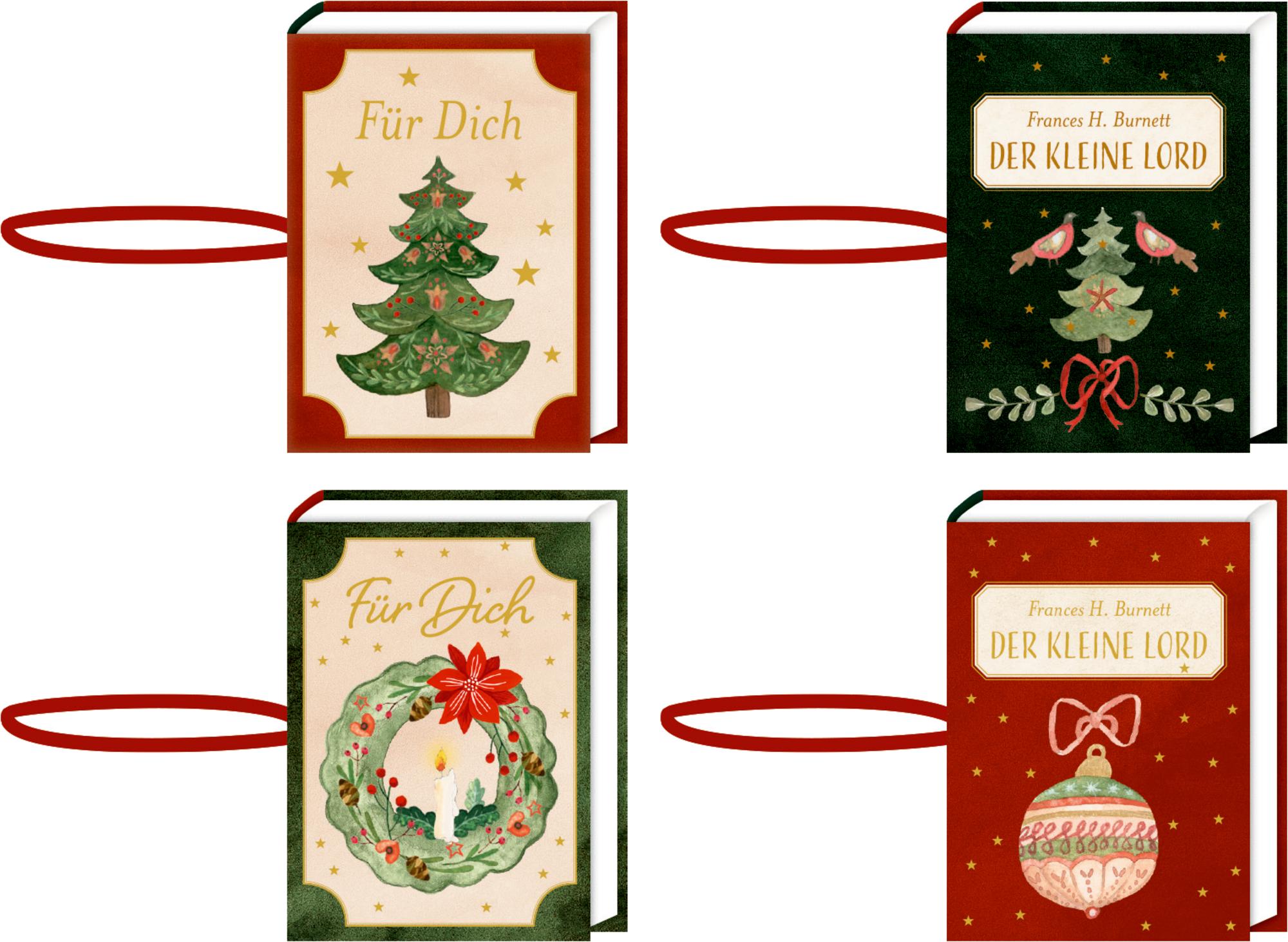 Vorderes Coverbild Anhänger-Bücher - Frohe Weihnachten