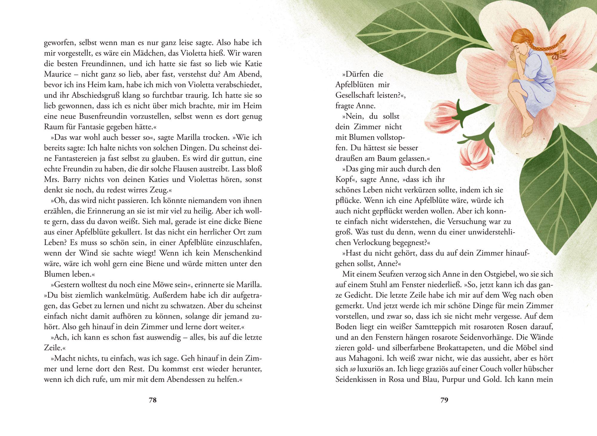Beispielinhalt (Bild) Anne auf Green Gables
