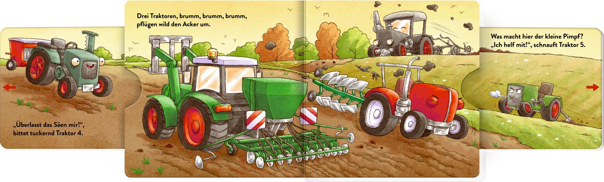 Beispielinhalt (Bild) Wer will starke Traktoren sehn?