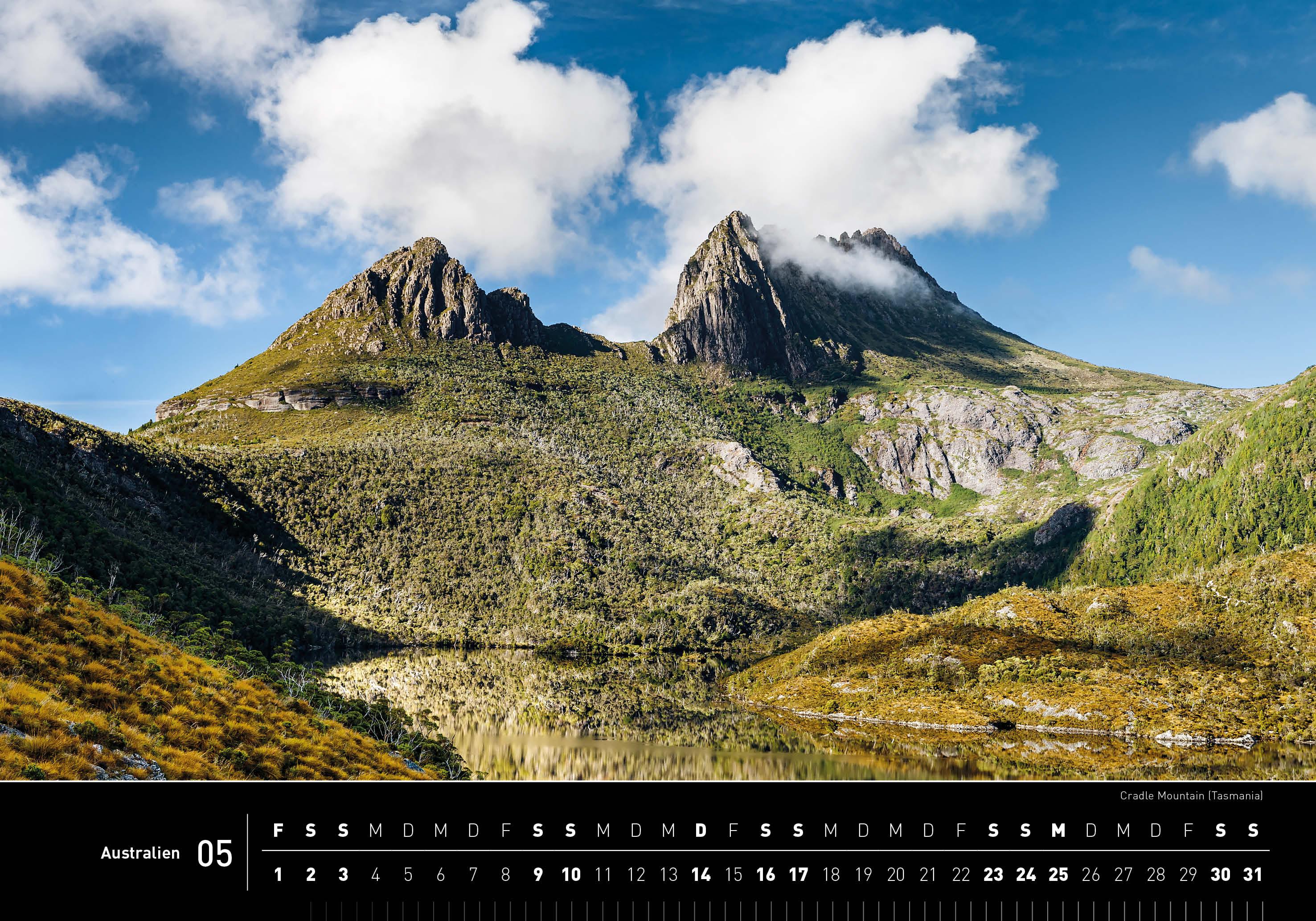 Beispielinhalt (Bild) Australien Premiumkalender 2026