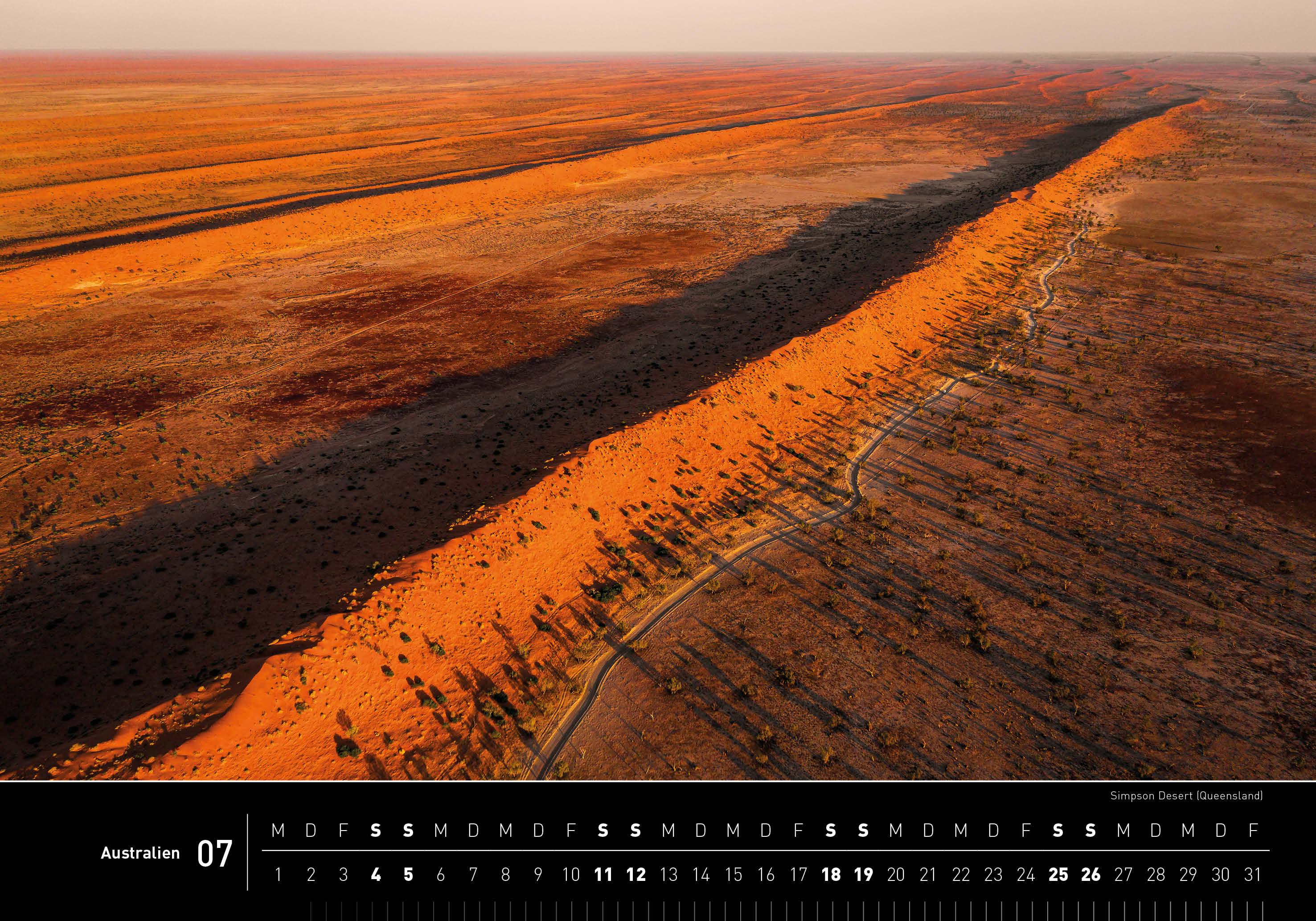 Beispielinhalt (Bild) Australien Premiumkalender 2026