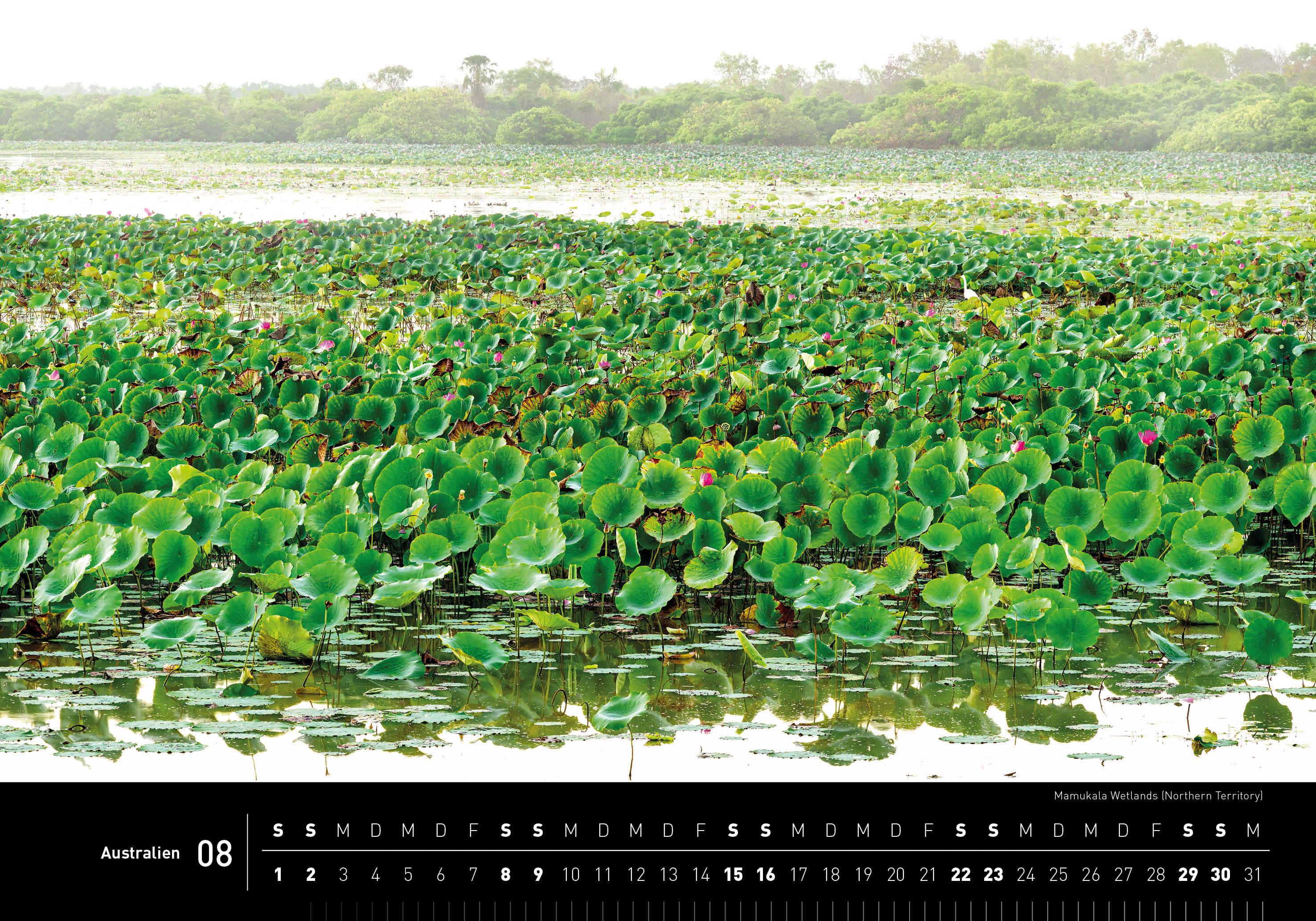 Beispielinhalt (Bild) Australien Premiumkalender 2026