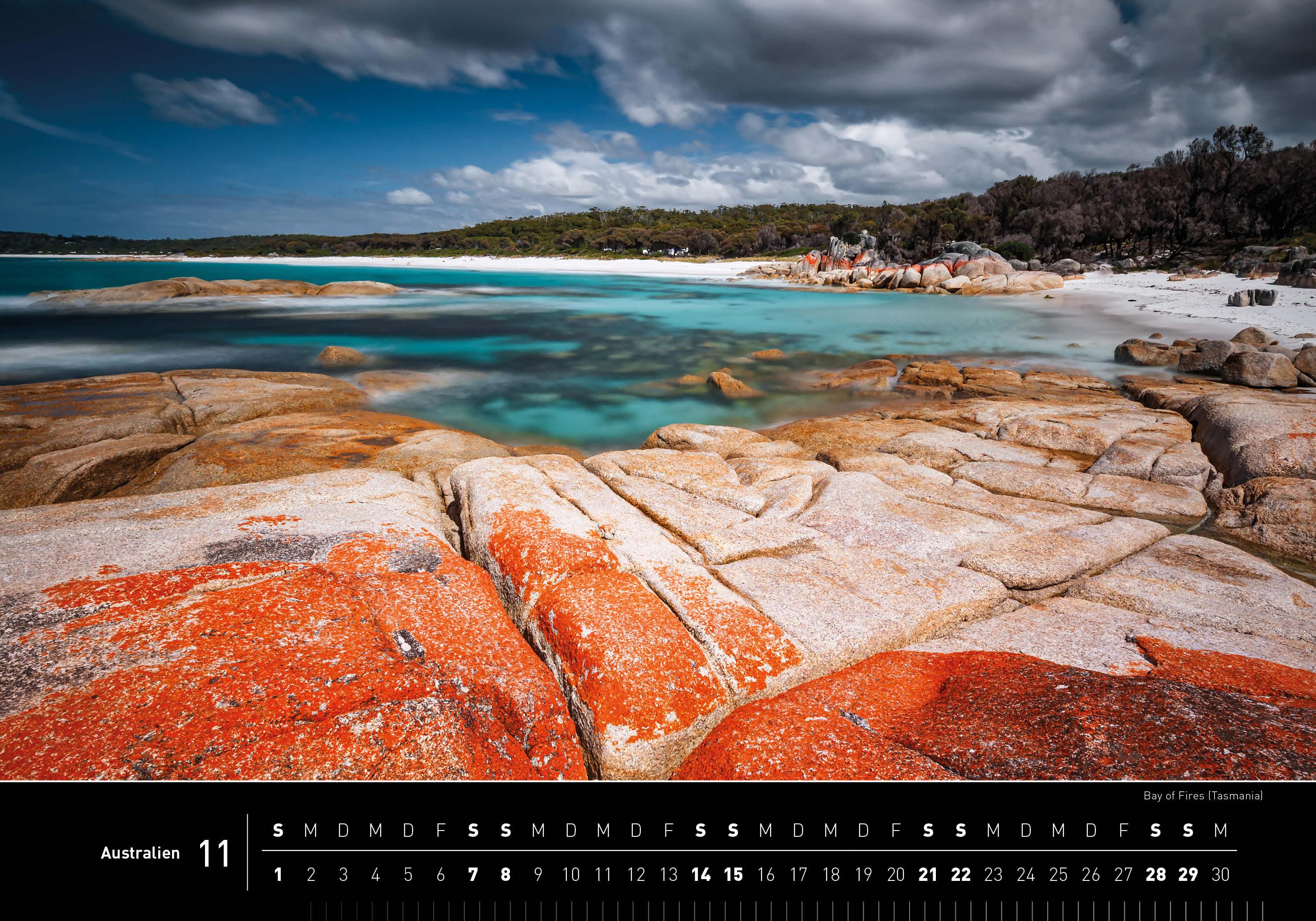 Beispielinhalt (Bild) Australien Premiumkalender 2026