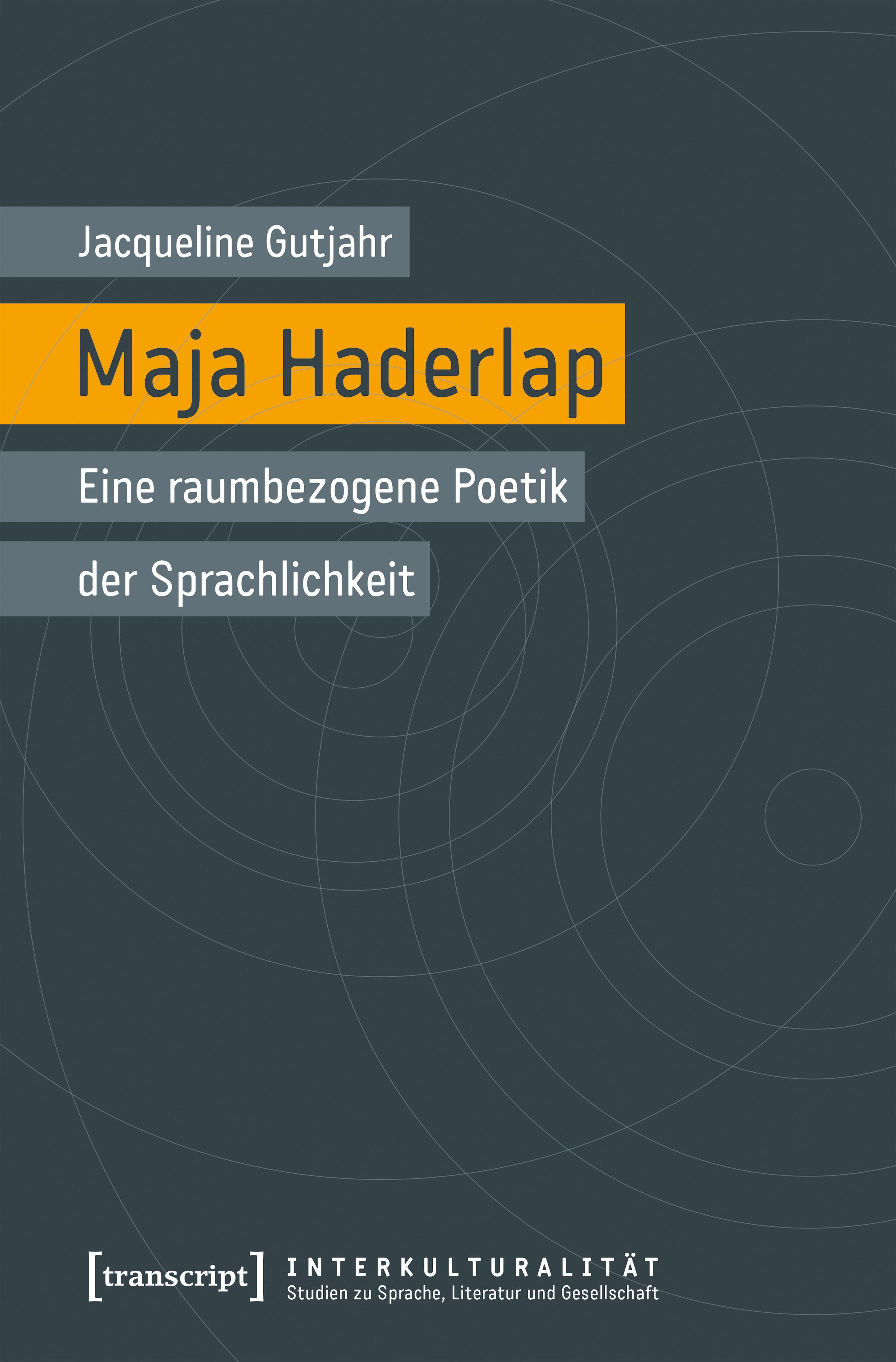 Vorderes Coverbild Maja Haderlap - Eine raumbezogene Poetik der Sprachlichkeit