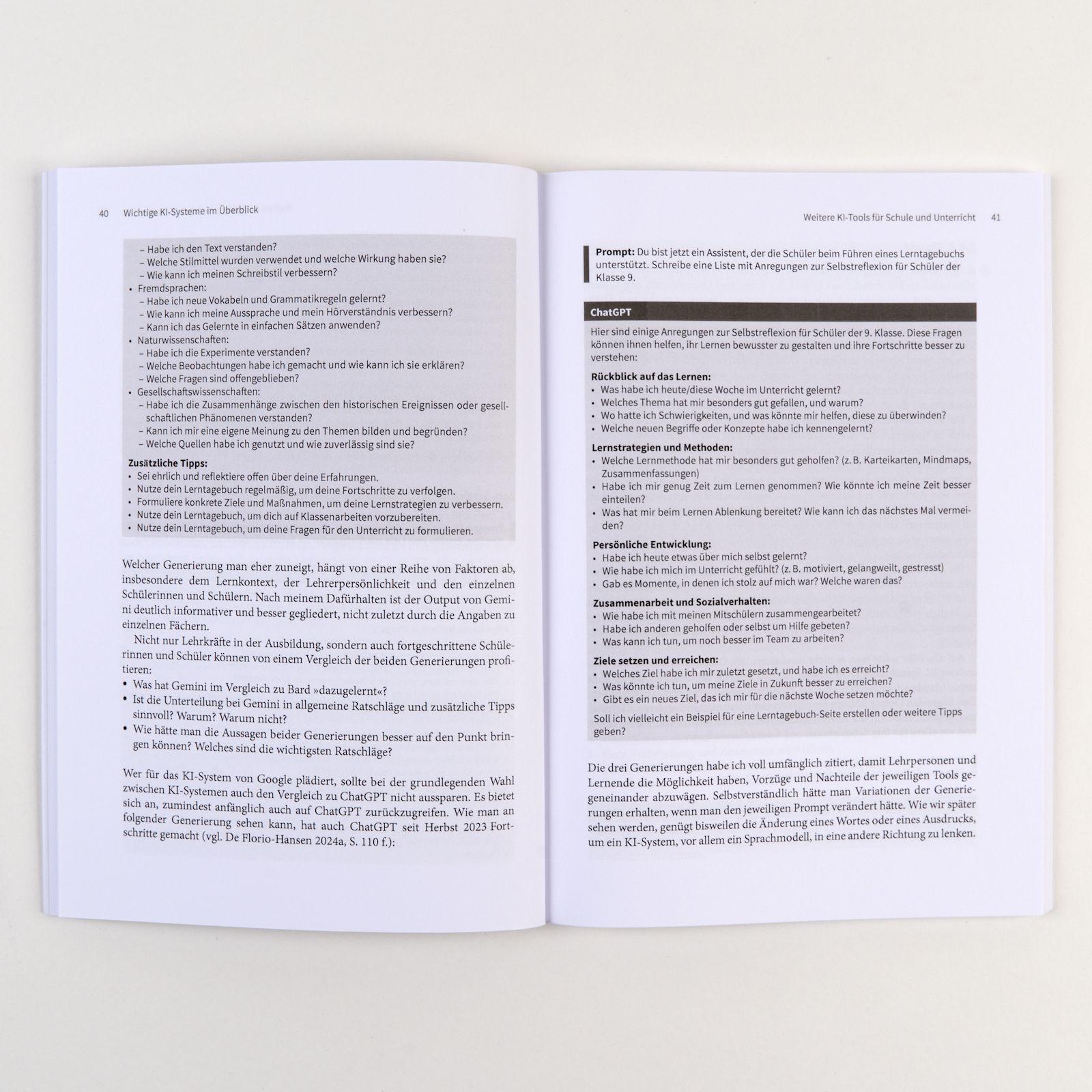 Beispielinhalt (Bild) KI-Tools für den Unterricht