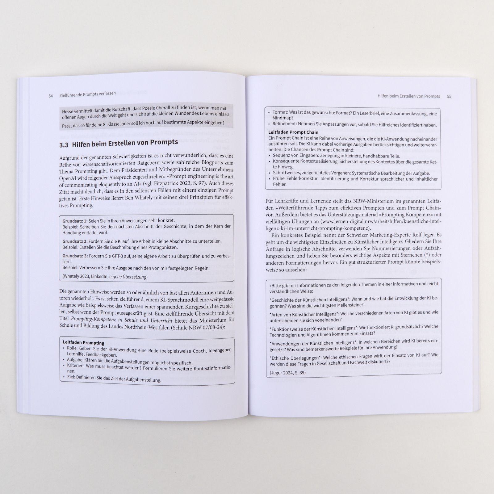 Beispielinhalt (Bild) KI-Tools für den Unterricht