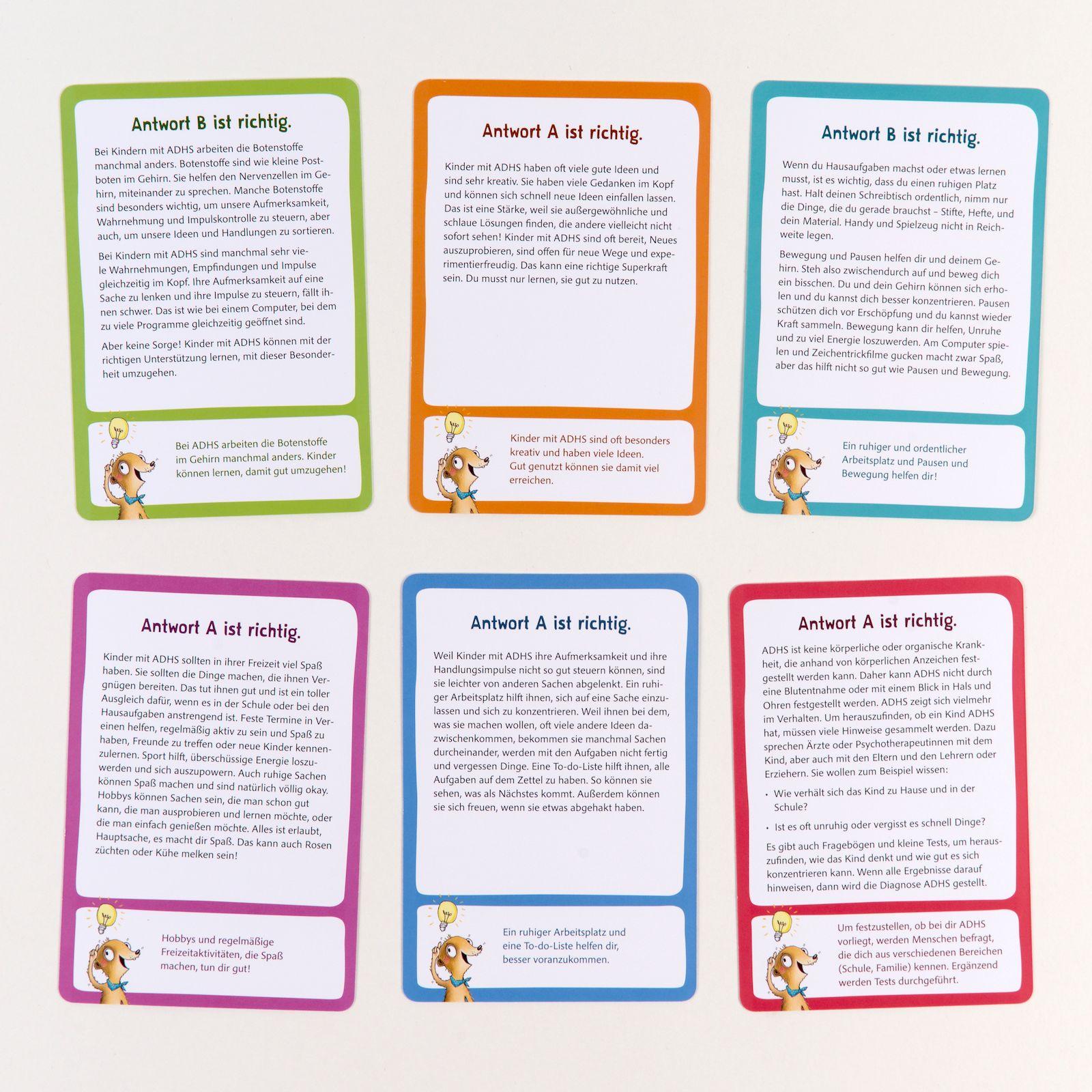 Beispielinhalt (Bild) Wilbo weiß was über ADHS