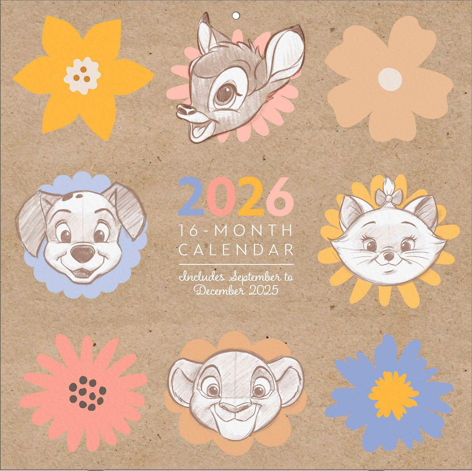 Vorderes Coverbild DISNEY CLASSICS - Broschürenkalender im Format 30 x 30