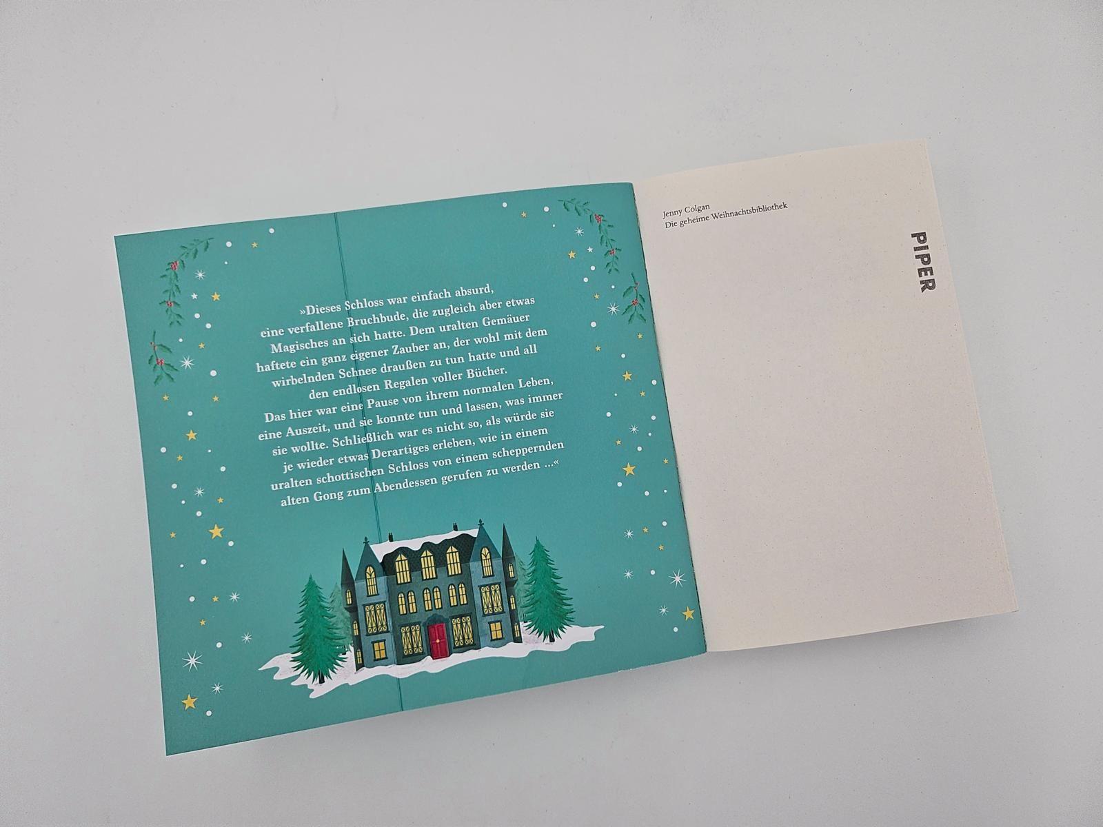 Beispielinhalt (Bild) Die geheime Weihnachtsbibliothek