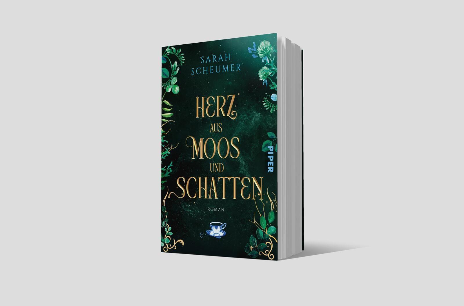 Beispielinhalt (Bild) Herz aus Moos und Schatten