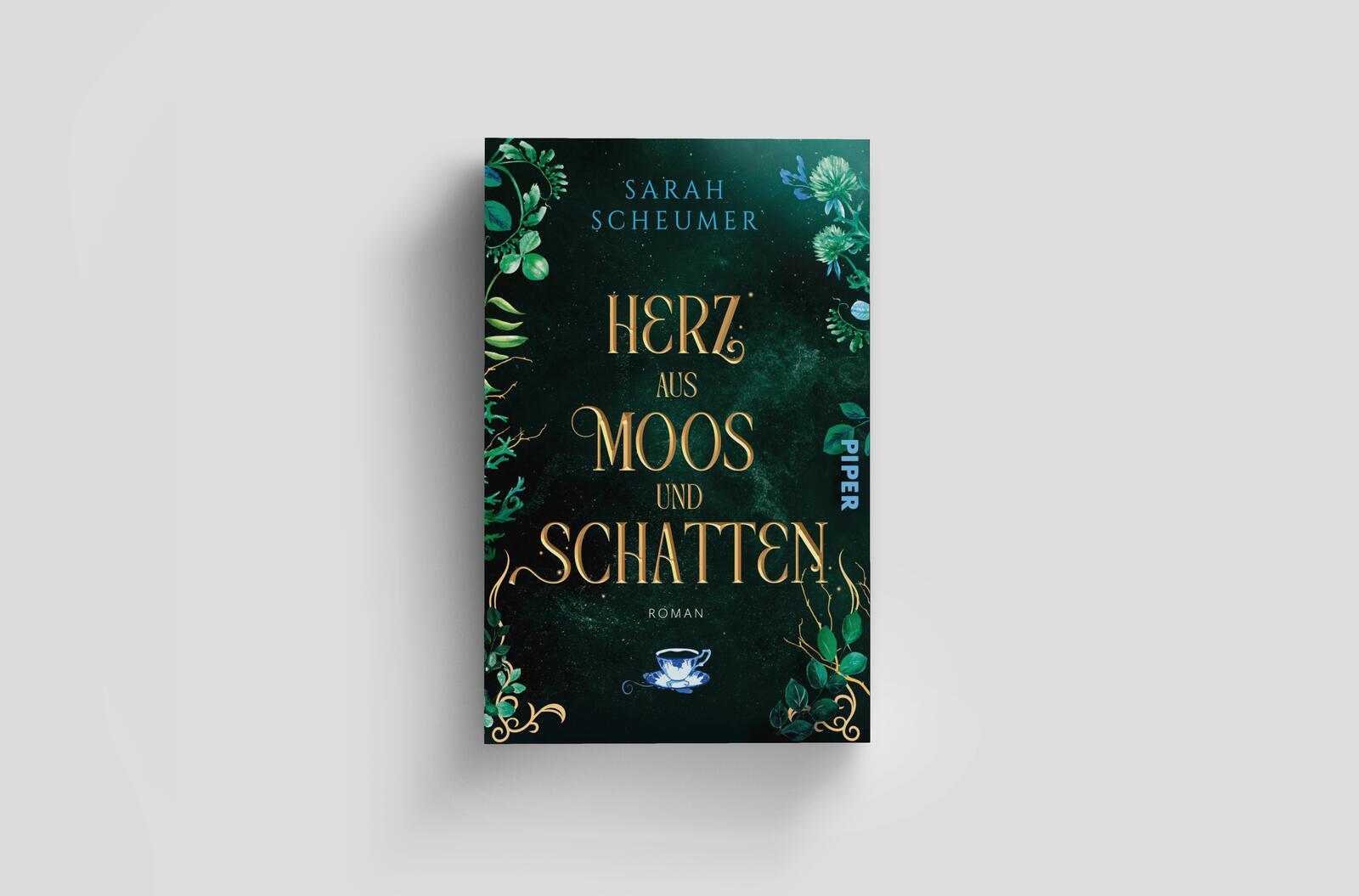 Beispielinhalt (Bild) Herz aus Moos und Schatten