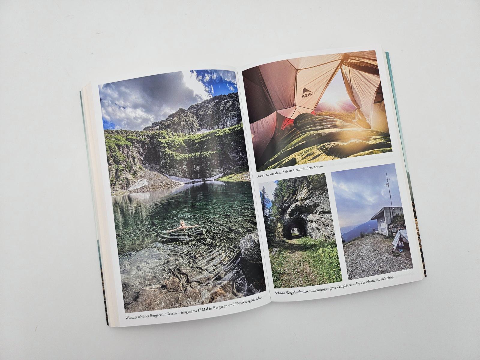 Beispielinhalt (Bild) VON WEGEN. Allein auf der Via Alpina - 2363 Kilometer zu Fuss von Triest nach Monaco