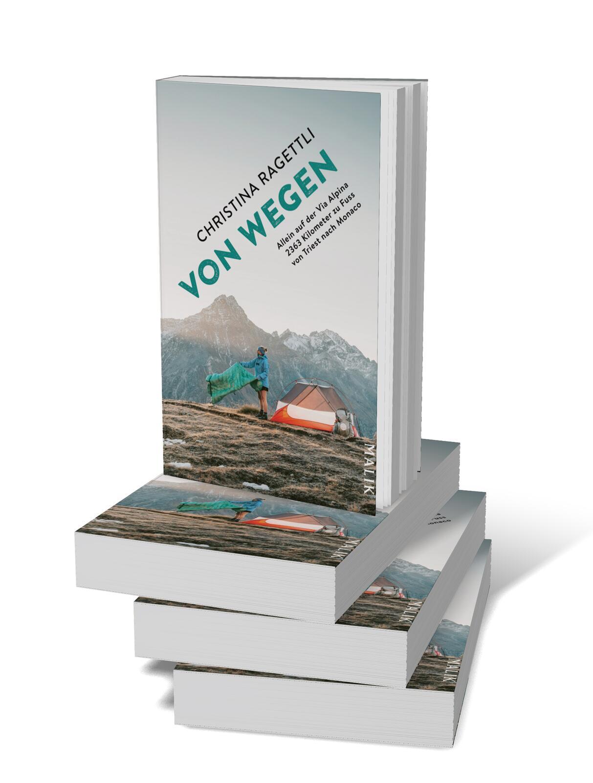 Beispielinhalt (Bild) VON WEGEN. Allein auf der Via Alpina - 2363 Kilometer zu Fuss von Triest nach Monaco