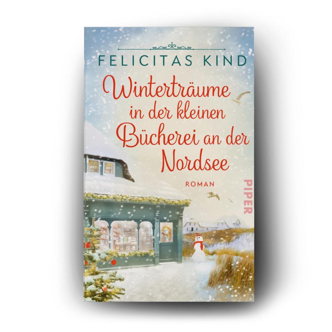 Beispielinhalt (Bild) Winterträume in der kleinen Bücherei an der Nordsee