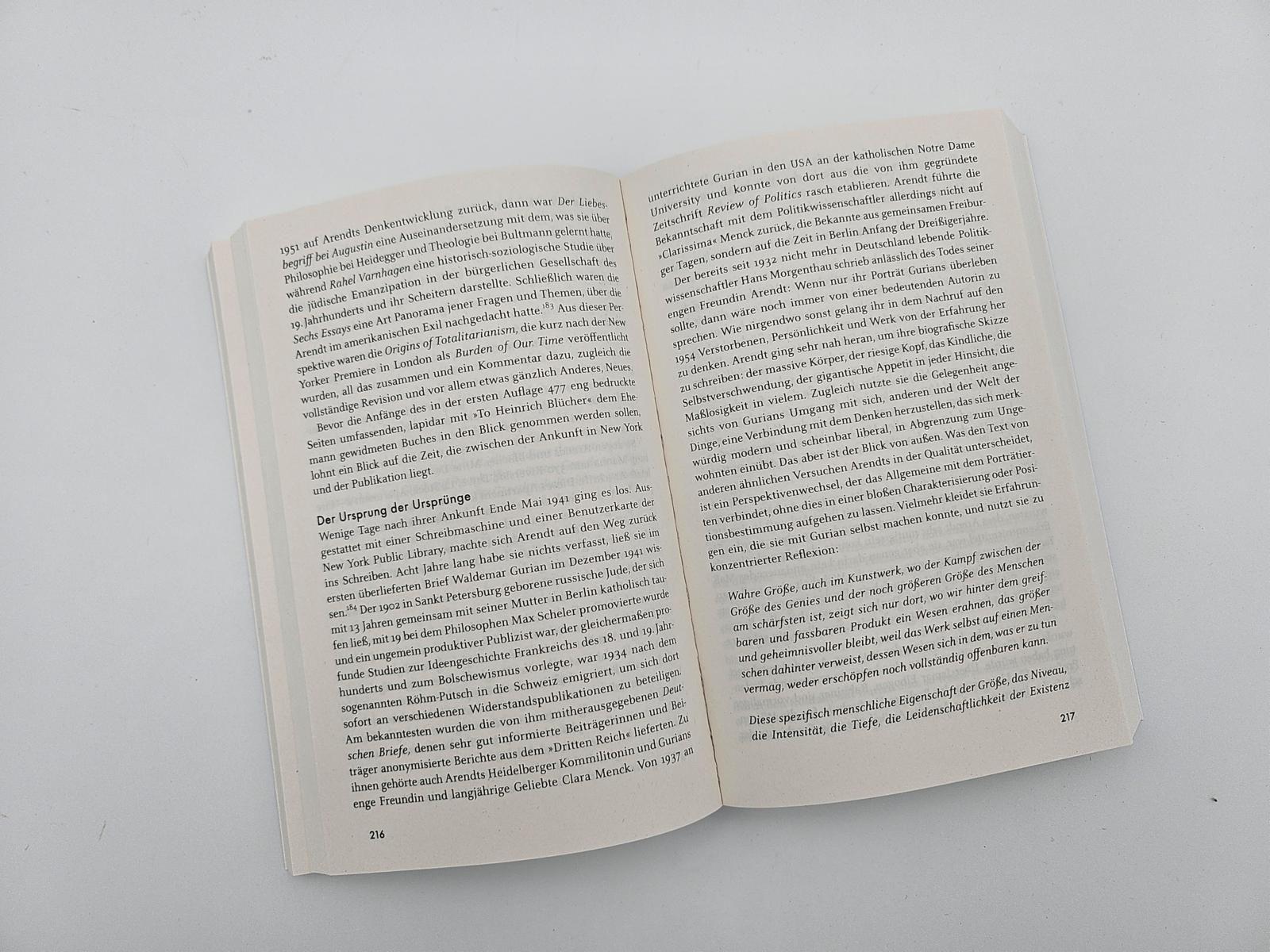 Beispielinhalt (Bild) Hannah Arendt