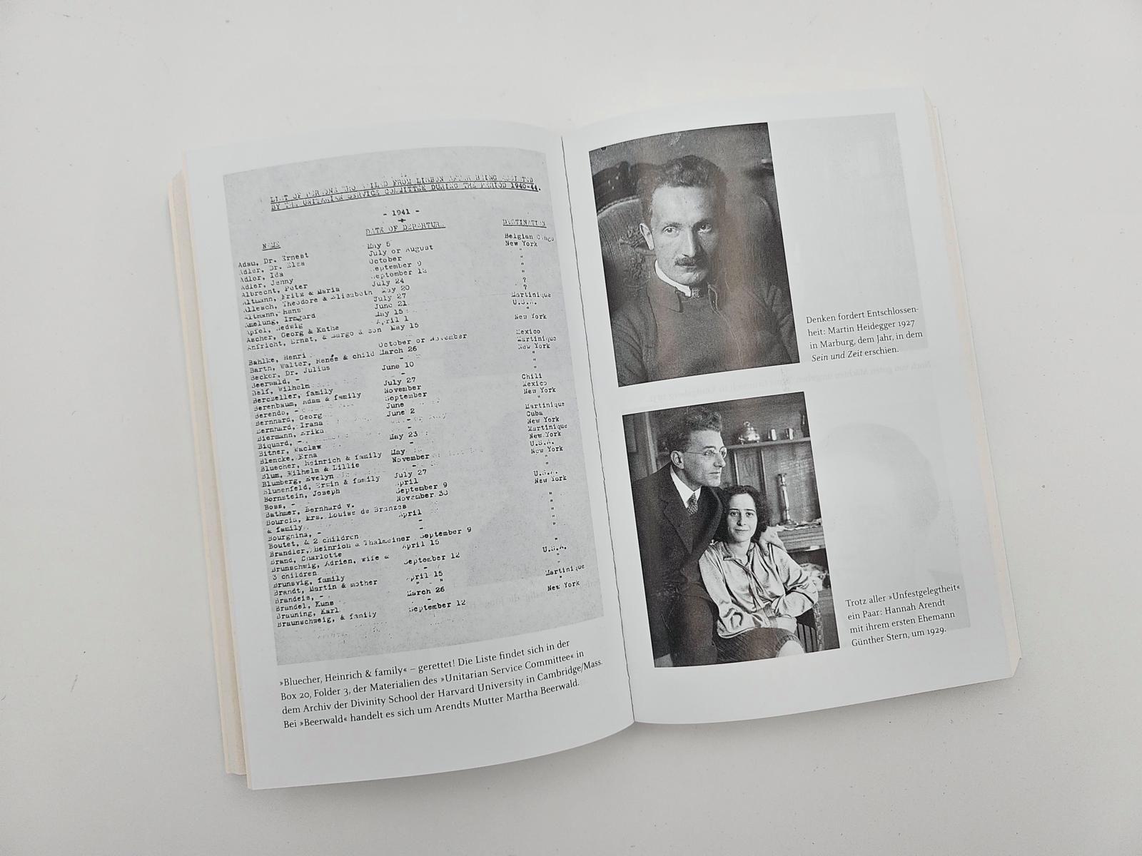 Beispielinhalt (Bild) Hannah Arendt