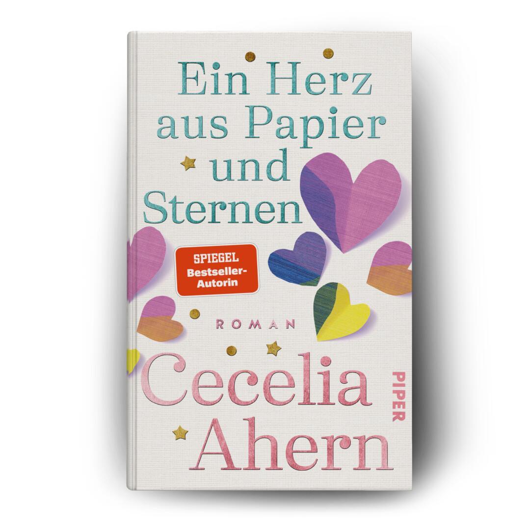 Beispielinhalt (Bild) Ein Herz aus Papier und Sternen