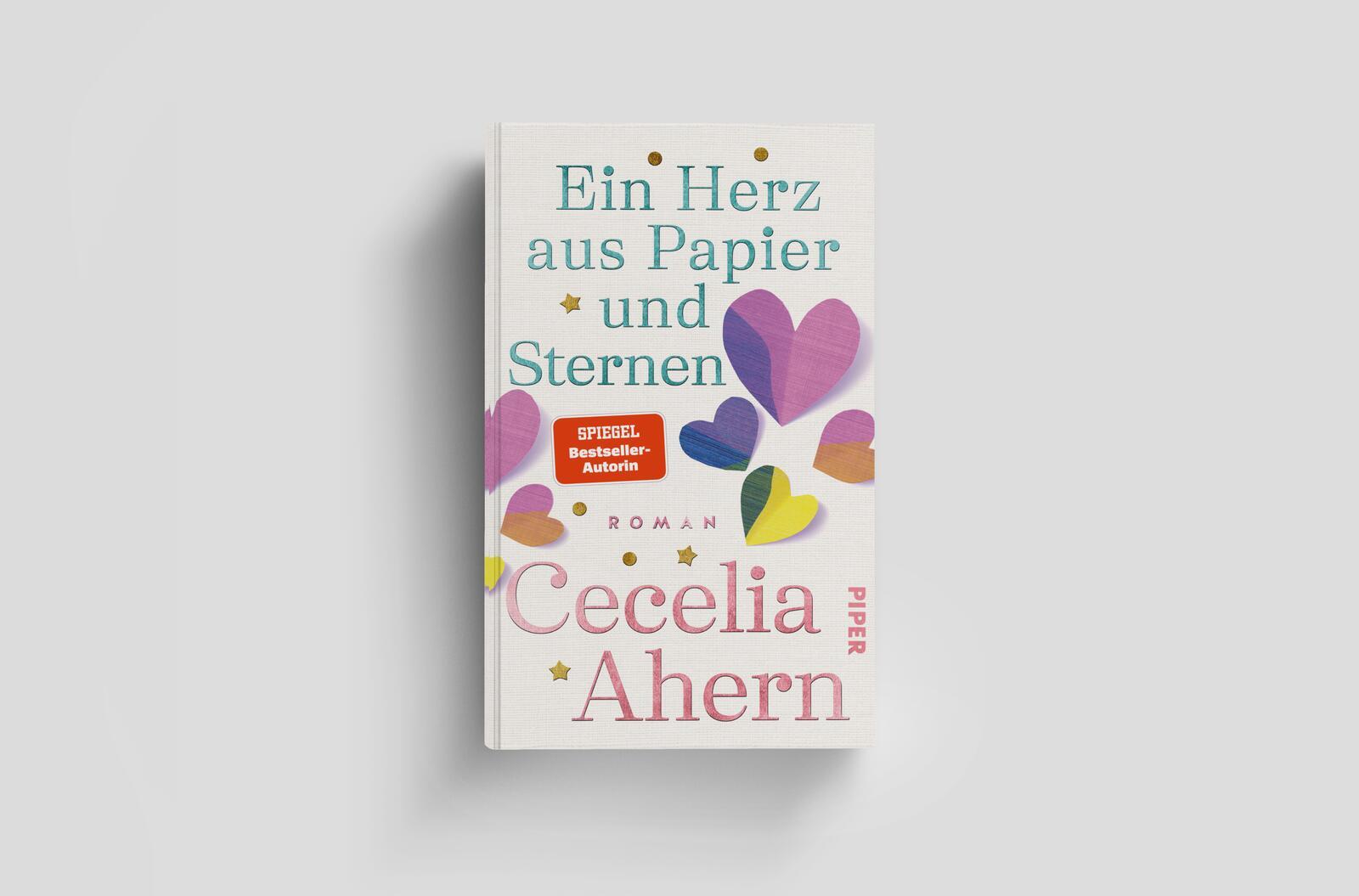 Beispielinhalt (Bild) Ein Herz aus Papier und Sternen