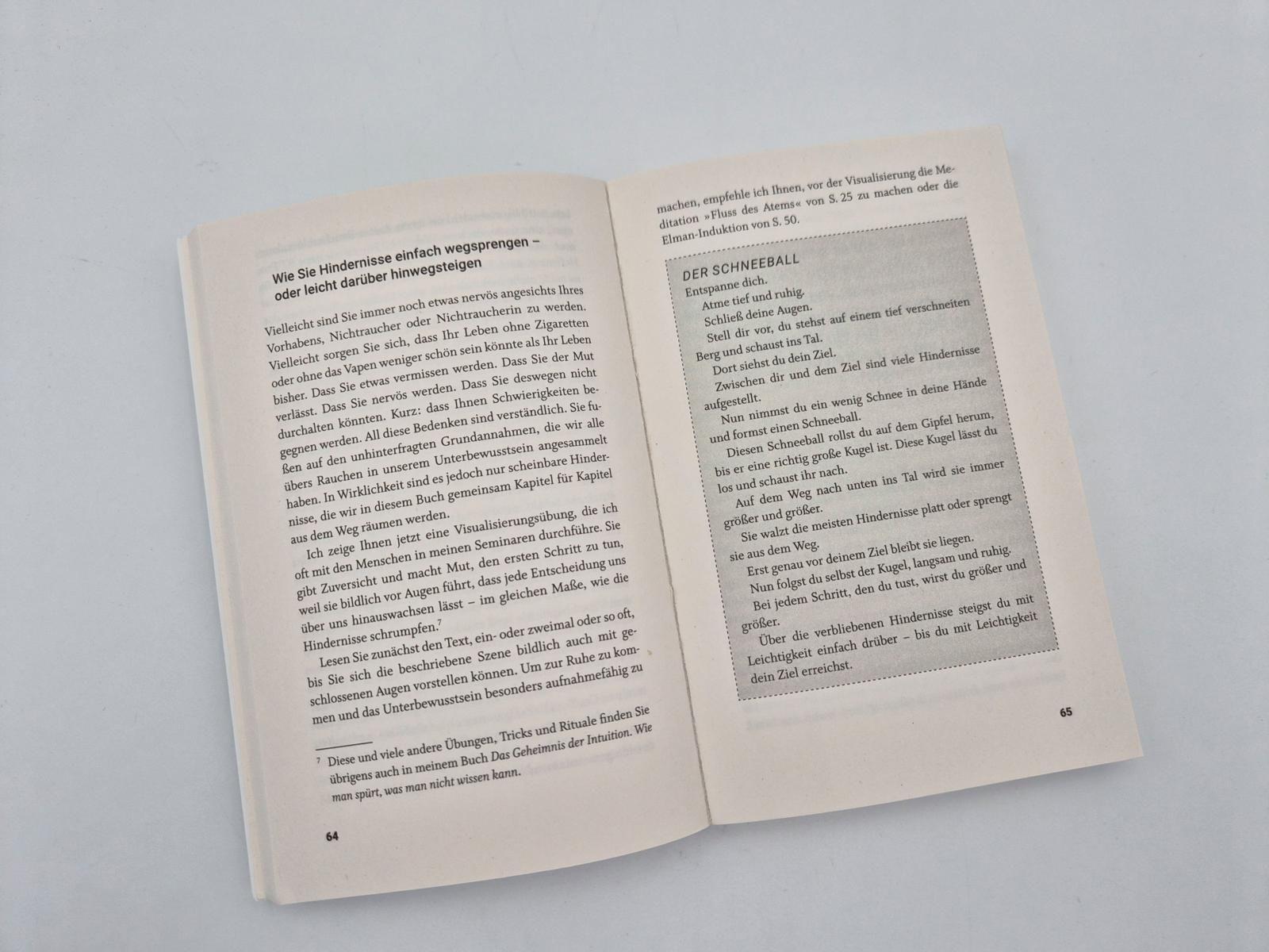 Beispielinhalt (Bild) Nichtraucher in 90 Minuten