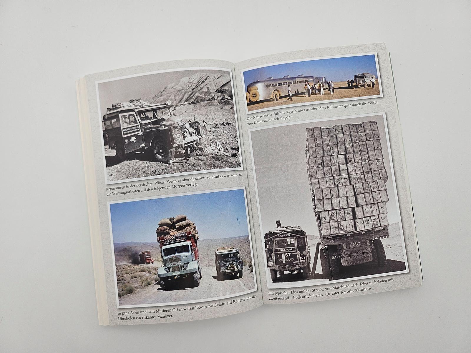 Beispielinhalt (Bild) First Overland. Als Erste im Land Rover 18.000 Meilen von London nach Singapur