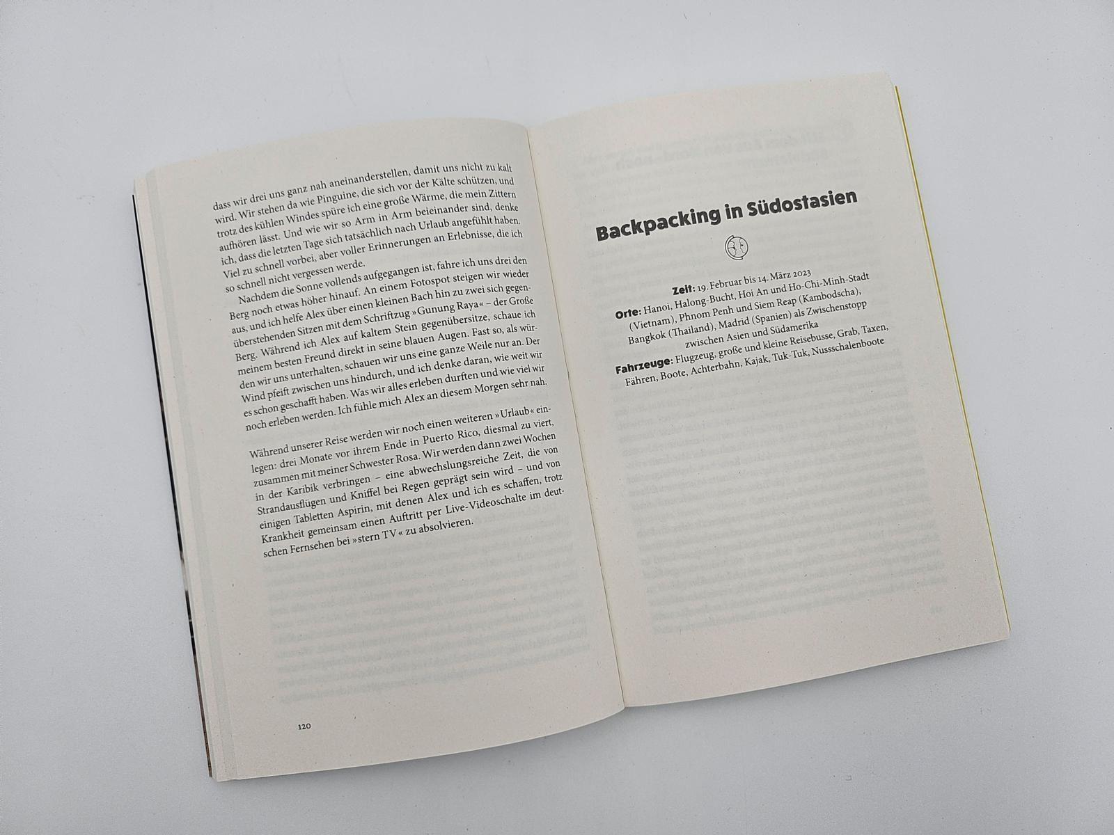 Beispielinhalt (Bild) Die Reise unseres Lebens