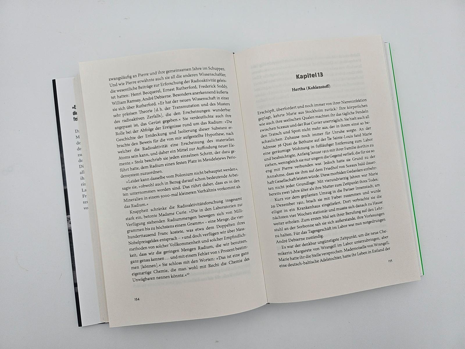 Beispielinhalt (Bild) Die Elemente der Marie Curie
