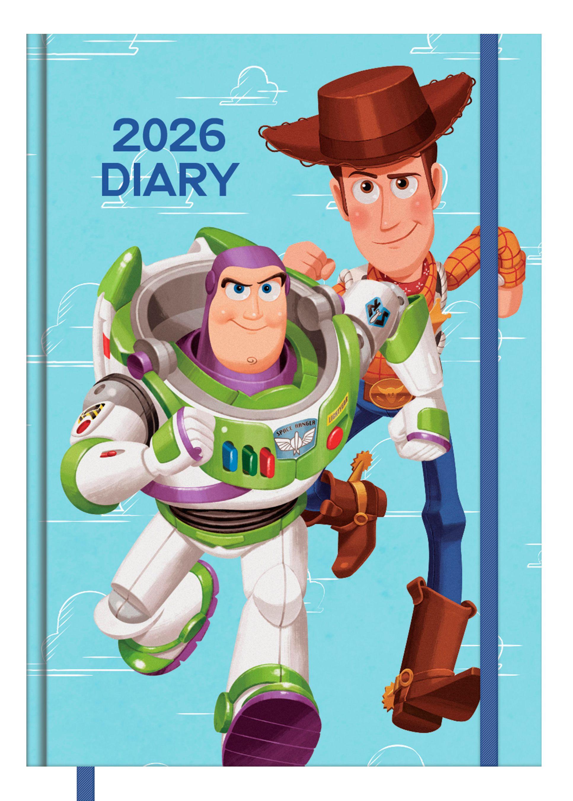 Vorderes Coverbild TOY STORY - Buchkalender im Format 14,8 x 21