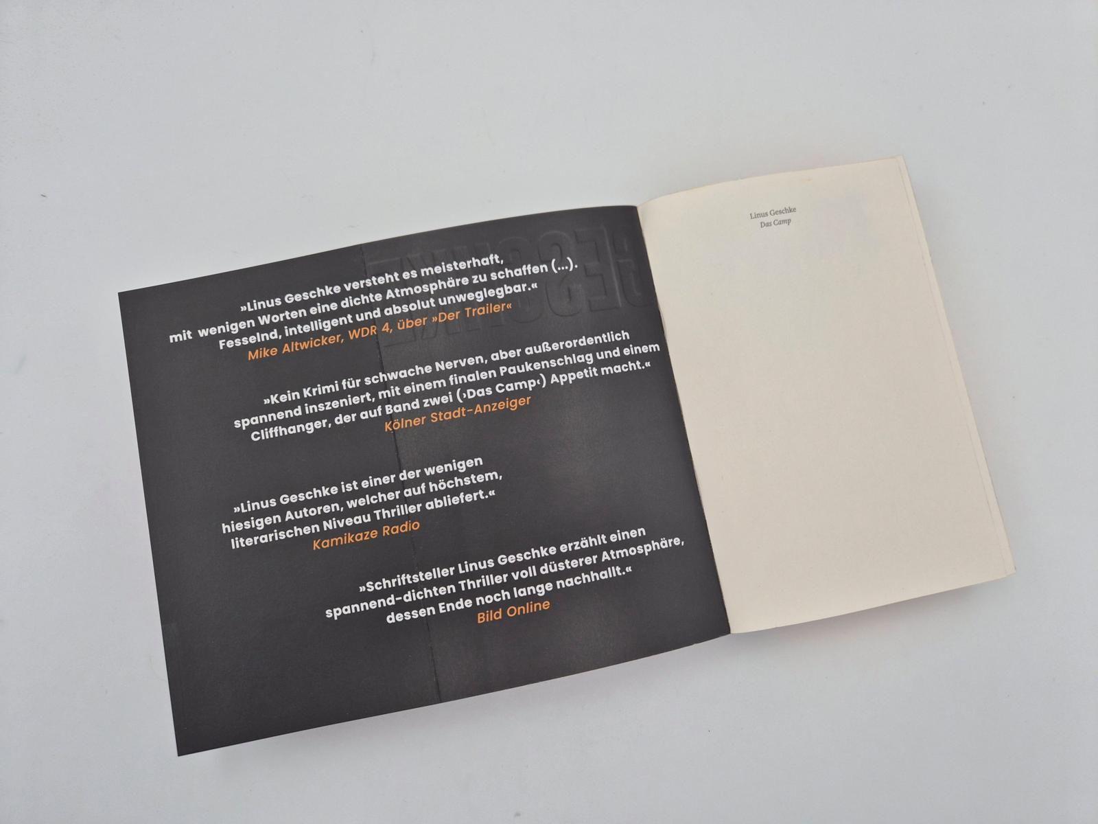 Beispielinhalt (Bild) Das Camp