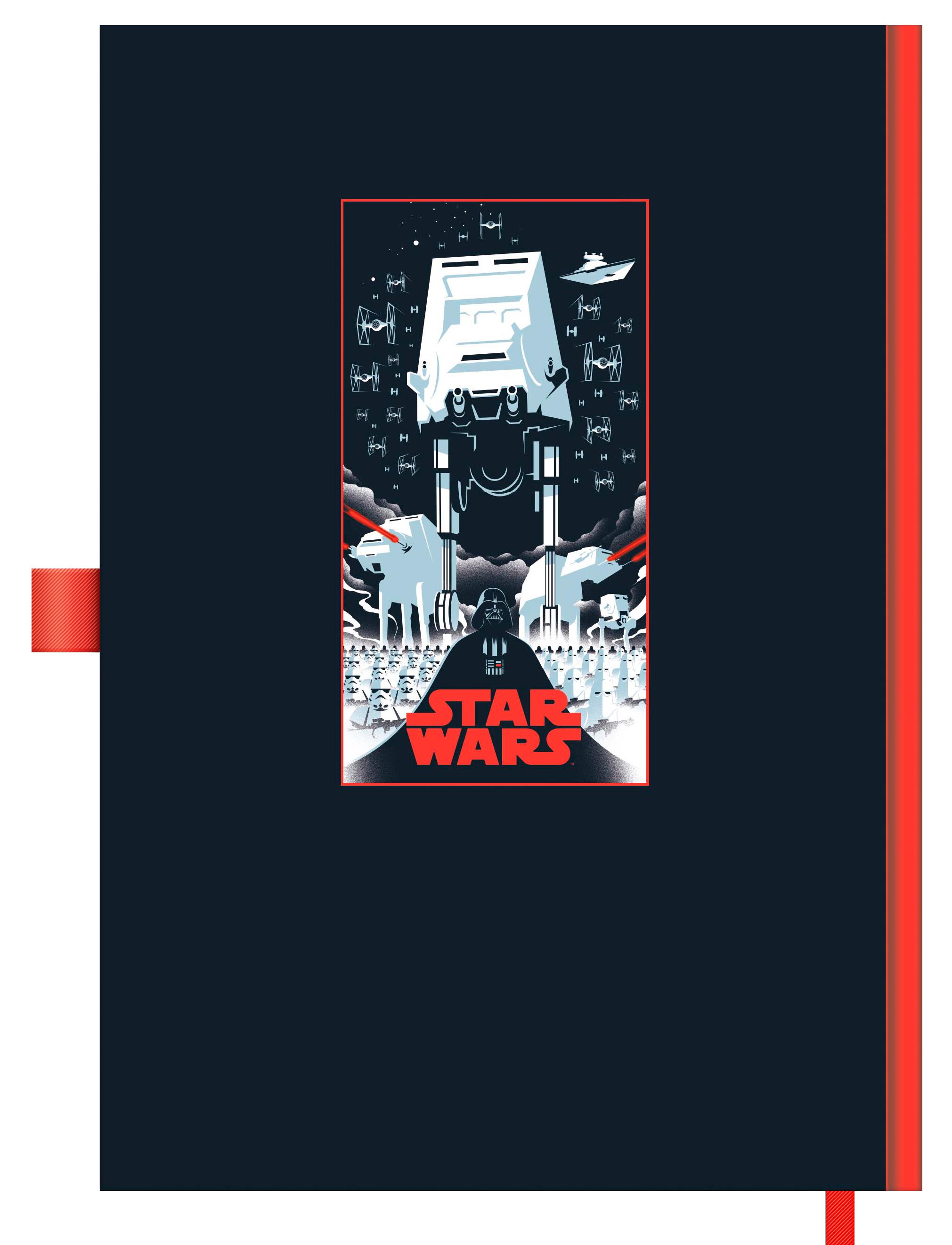 Rückseitencover STARWARS - Buchkalender im Format 14,8 x 21