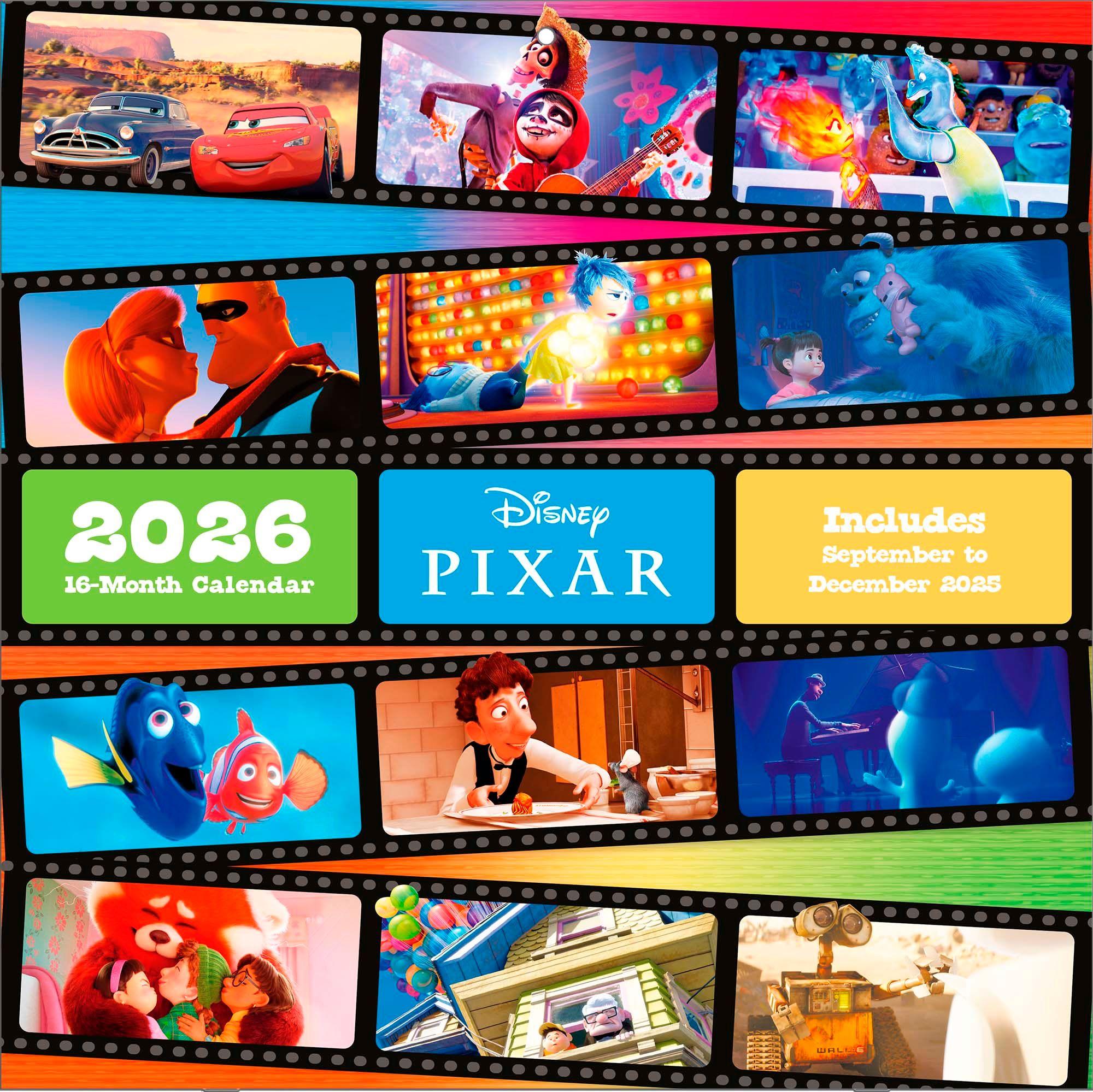 Vorderes Coverbild DISNEY PIXAR (COLLECTION) - Broschürenkalender im Format 30 x 30