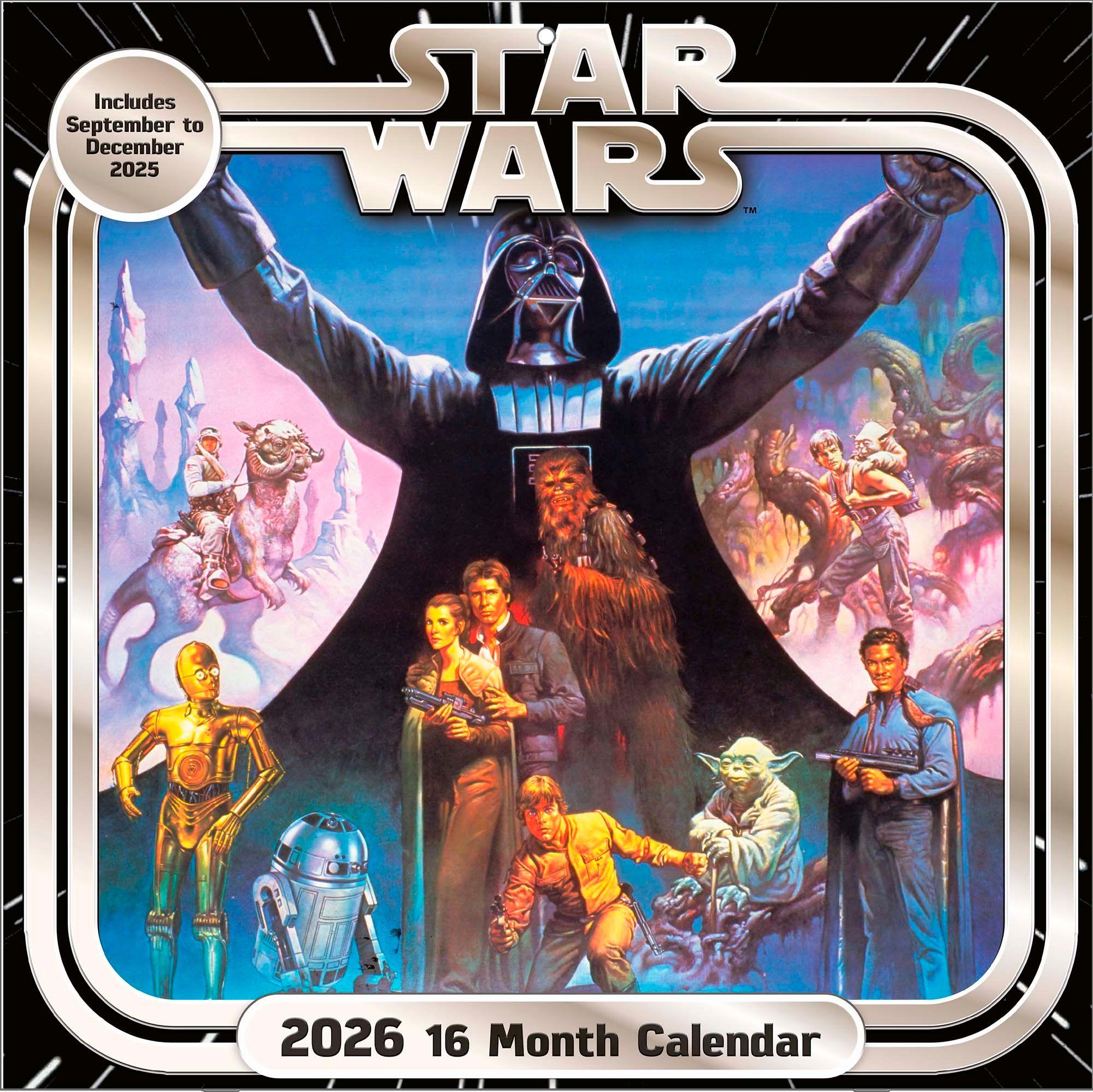 Vorderes Coverbild STARWARS - Broschürenkalender 30 x 30