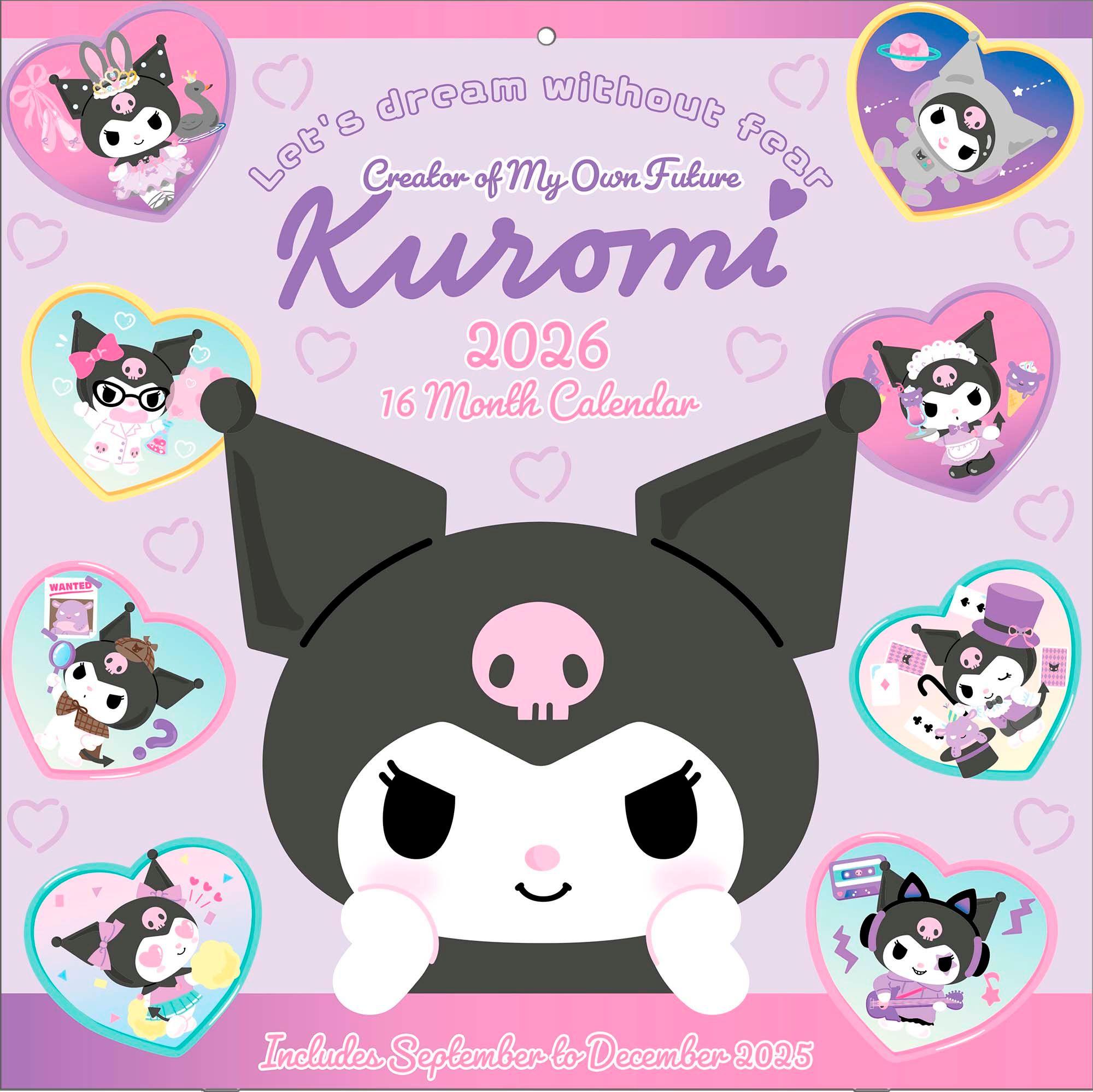 Vorderes Coverbild KUROMI - Broschürenkalender 30 x 30
