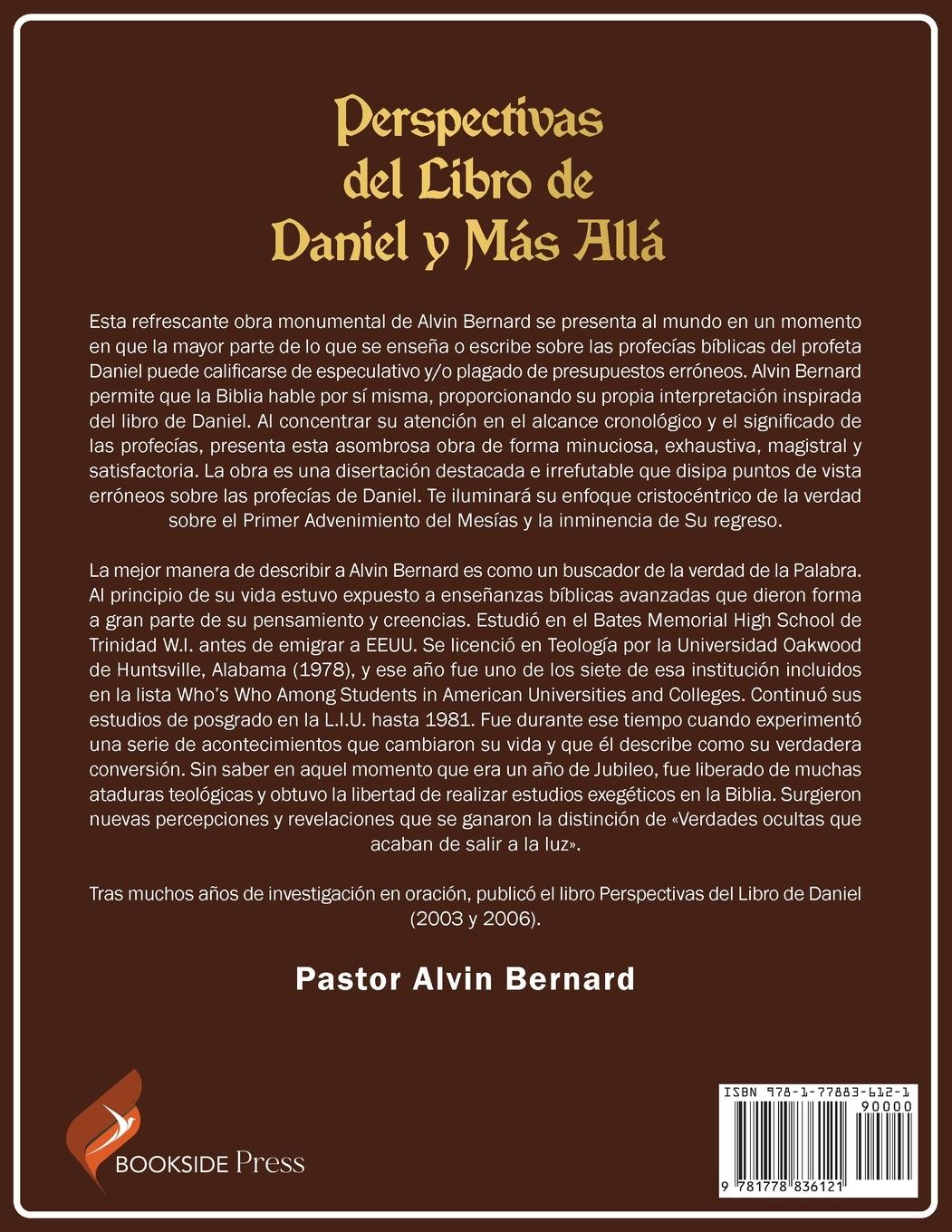 Rückseitencover Perspectivas del Libro de Daniel y Más Allá