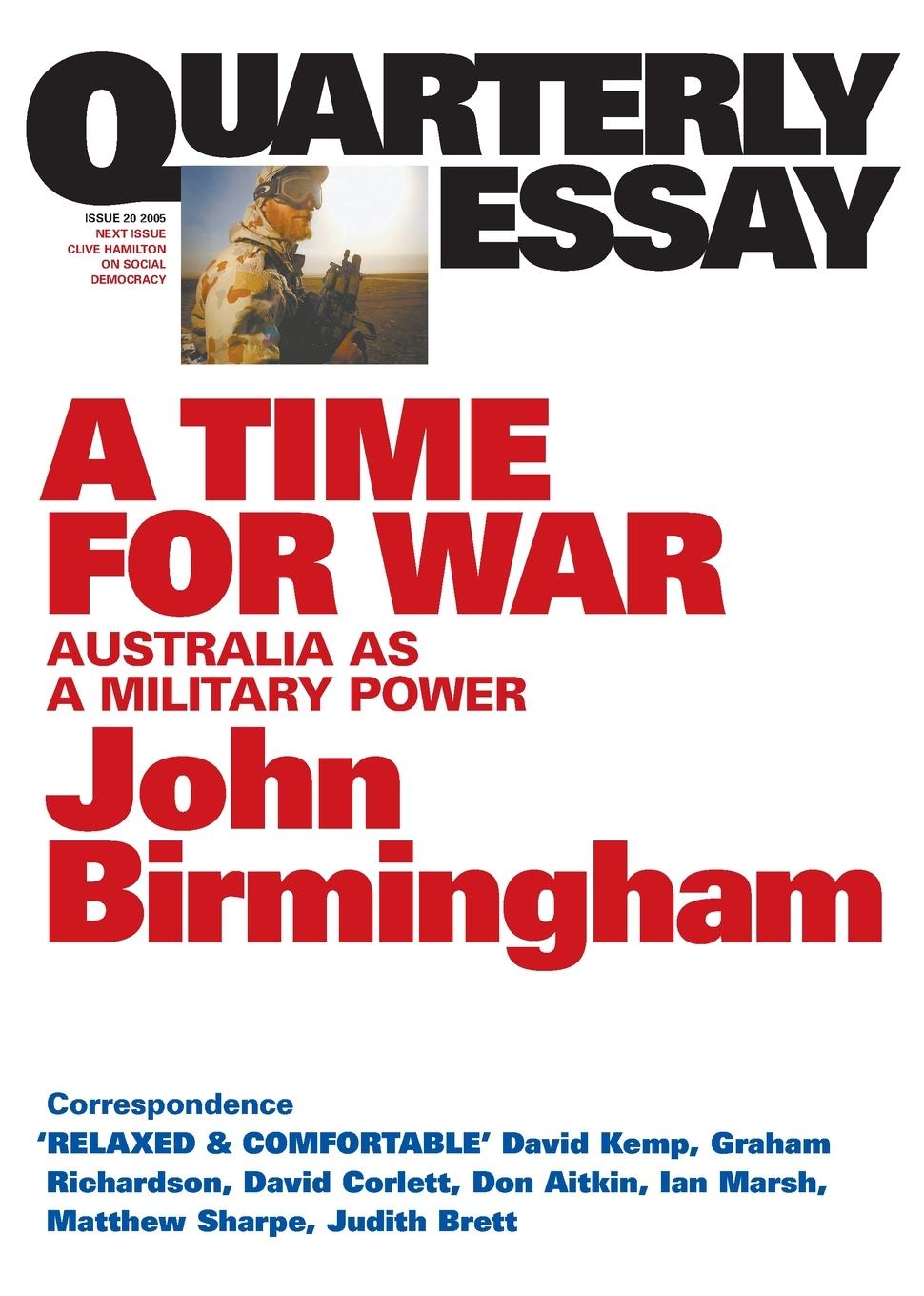 Vorderes Coverbild A Time for War