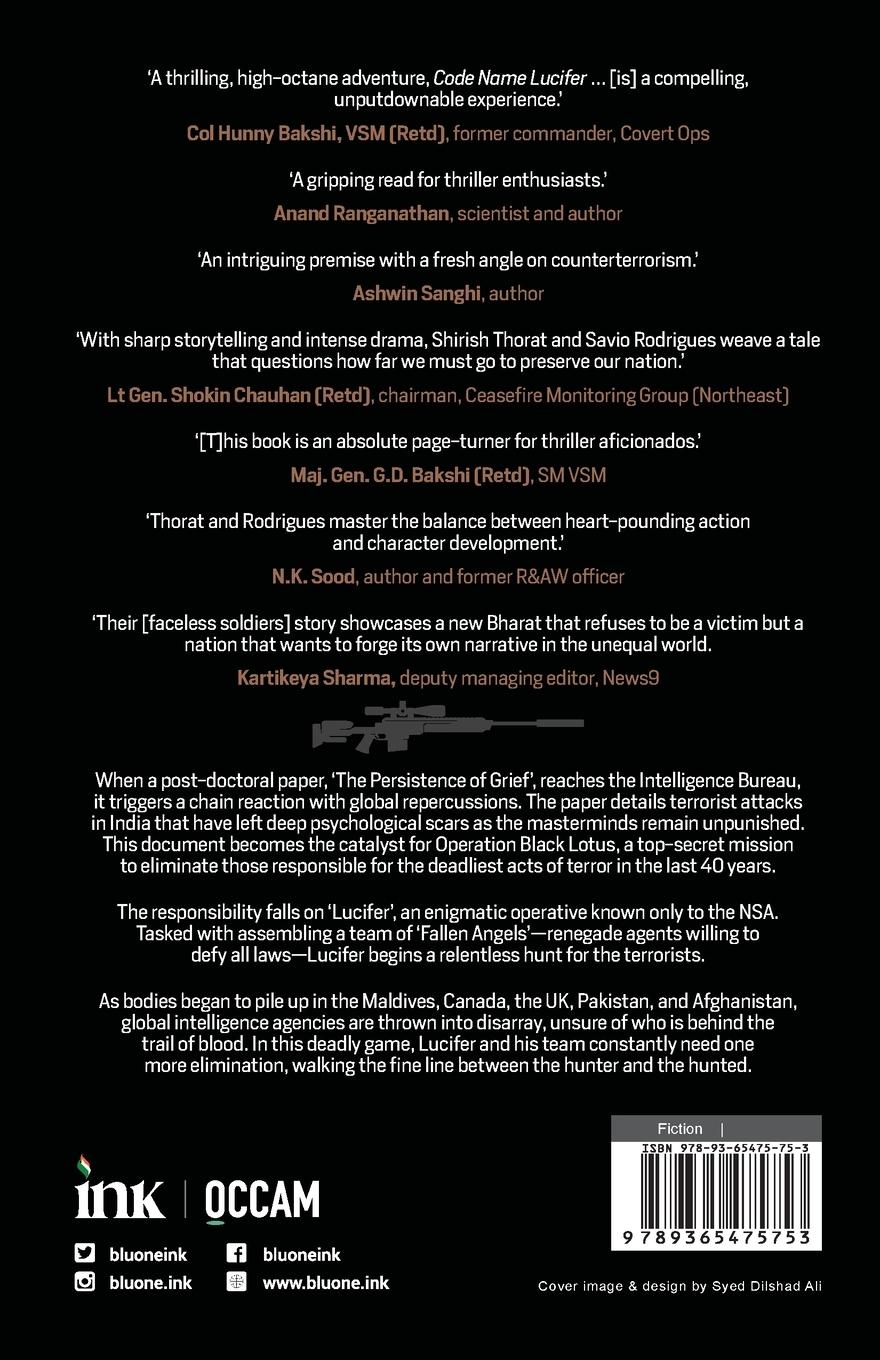 Rückseitencover Code Name Lucifer