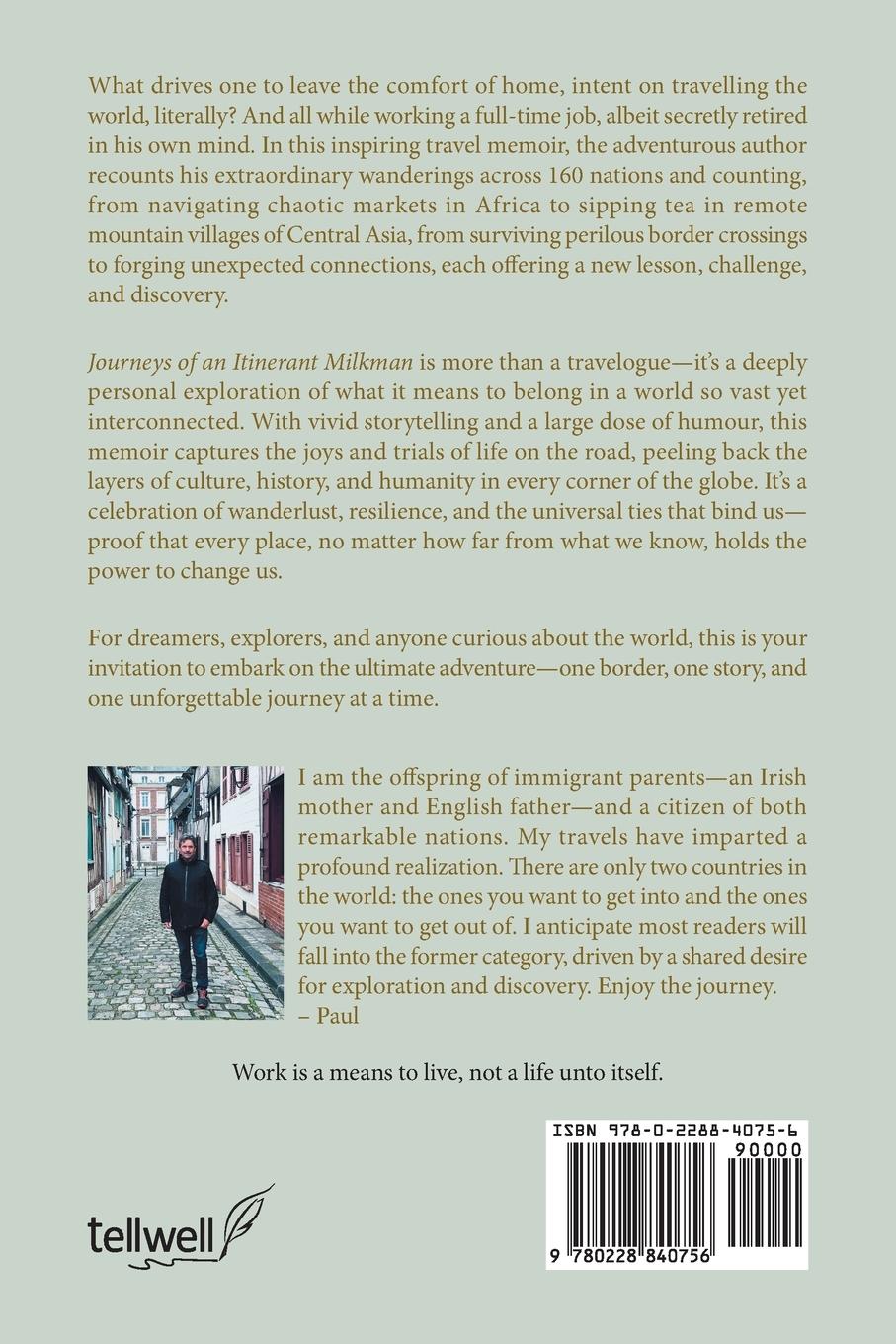 Rückseitencover Journeys of an Itinerant Milkman