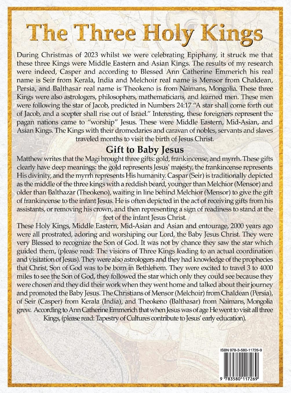 Rückseitencover Three  Holy  Kings